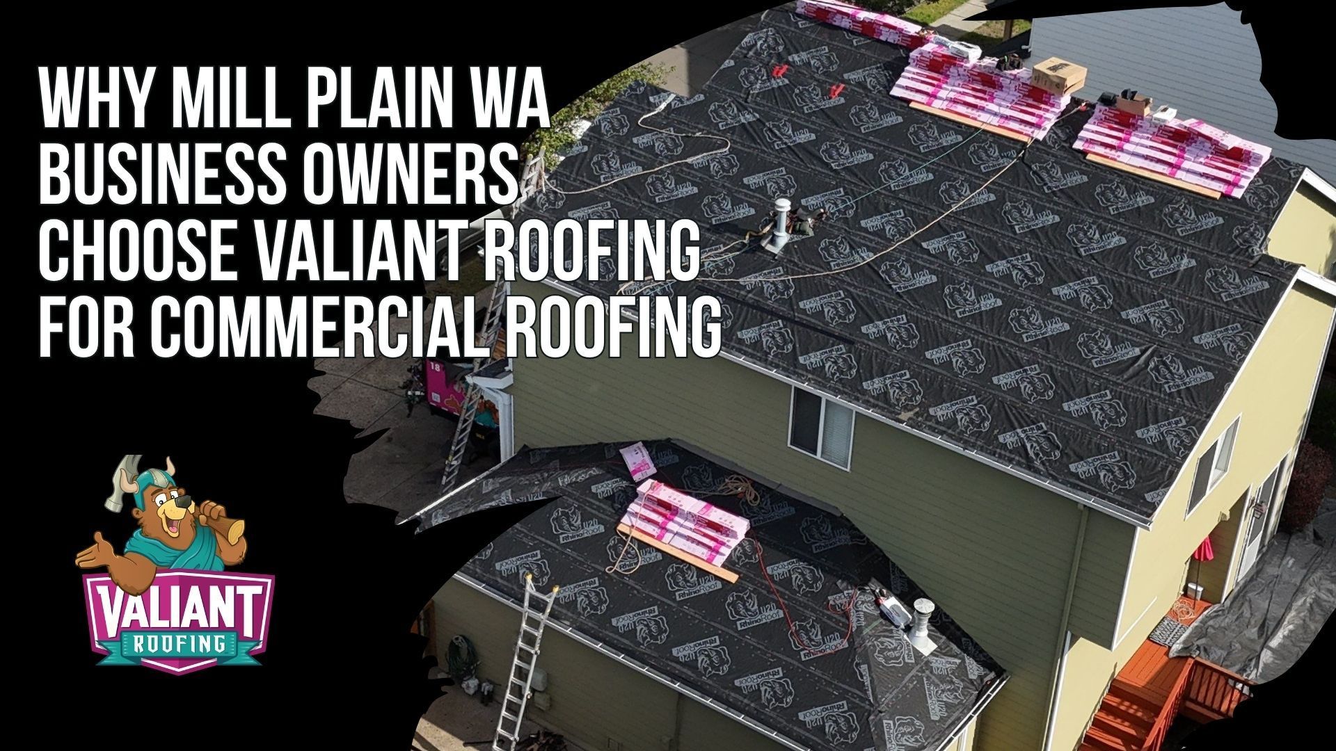 Why Mill Plain WA Business Owners Choose Valiant Roofing for Commercial Roofing
Valiant Roofing serves Mill Plain commercial properties with transparent communication, honest assessments, professional workmanship, and responsive service. Project managers provide clear updates from estimate through final walkthrough while helping minimize tenant disruption. Inspectors recommend only necessary TPO, PVC, or metal repairs or replacement. Crews carefully remove old materials, repair decking, follow safety protocols, and maintain organized job sites. Same-day or next-morning inspections may be available, with 24/7 emergency support and a Vancouver office located minutes from the SE Mill Plain Boulevard corridor. Address: 108 SE 124th Ave Suite 8, Vancouver, WA 98684. URL: [https://www.valiantroofing.com/locations/vancouver-wa](https://www.valiantroofing.com/locations/vancouver-wa)
