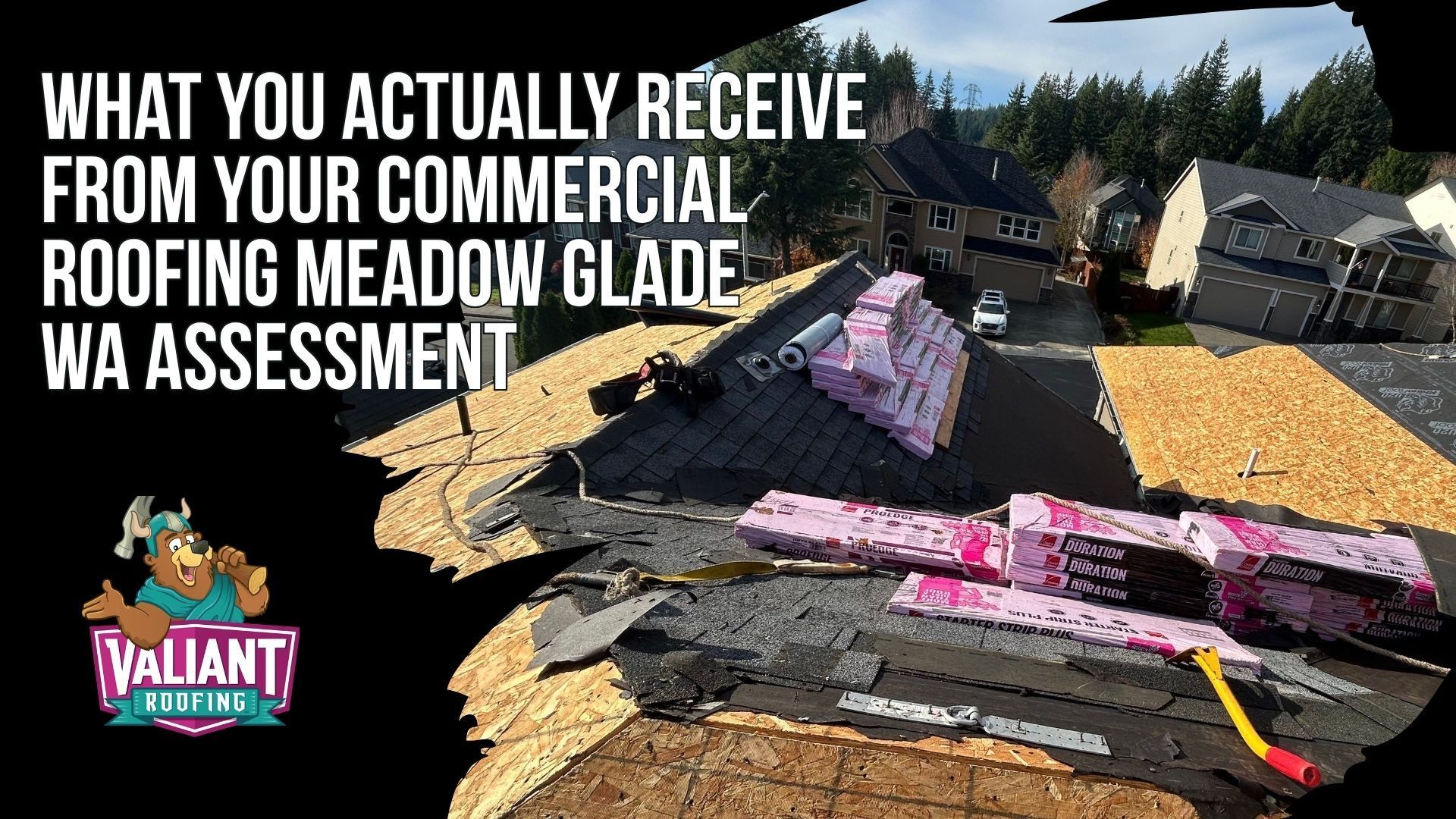 What You Actually Receive From Your Commercial Roofing Meadow Glade WA Assessment
Every Valiant commercial roof inspection in Meadow Glade, WA, includes a written, photo-documented PDF report delivered by email within 48 hours. The report provides a condition rating of good, monitor, repair, or replace, photos with plain-language captions, repair priorities ranked by urgency, and a realistic estimate of remaining roof life. When replacement is appropriate, clients may also receive a line-item commercial roof replacement quote with premium material recommendations. All estimates are no obligation, and the report remains yours whether or not you hire Valiant Roofing. Address: 108 SE 124th Ave Suite 8, Vancouver, WA 98684. URL: [https://www.valiantroofing.com/locations/vancouver-wa](https://www.valiantroofing.com/locations/vancouver-wa)
