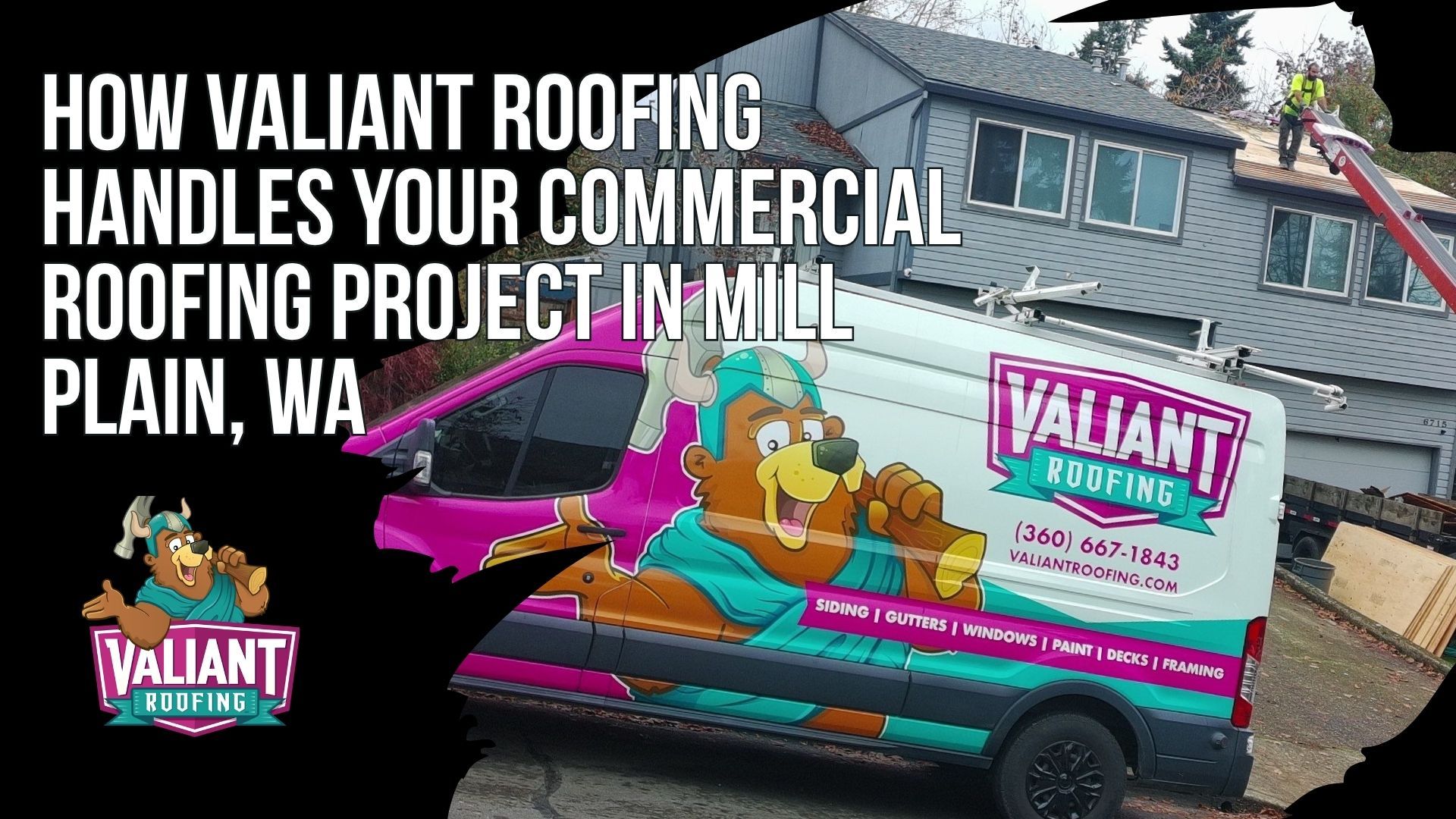 How Valiant Roofing Handles Your Commercial Roofing Project in Mill Plain, WA
Valiant Roofing manages Mill Plain commercial roofing projects through five clear steps, beginning with scheduling that considers access, parking, business hours, tree cover, and tenant operations. Inspections evaluate exterior and accessible interior areas for leaks, drainage issues, ponding, failed HVAC sealants, biological growth, and wear on high-traffic flat roofs. Clients receive a photo-documented report with repair or replacement recommendations, materials, costs, permitting, and warranty options. Installation includes old material removal, decking inspection, manufacturer-spec components, safety protocols, photo documentation, and a final quality inspection before ongoing warranty support. Address: 108 SE 124th Ave Suite 8, Vancouver, WA 98684. URL: [https://www.valiantroofing.com/locations/vancouver-wa](https://www.valiantroofing.com/locations/vancouver-wa)
