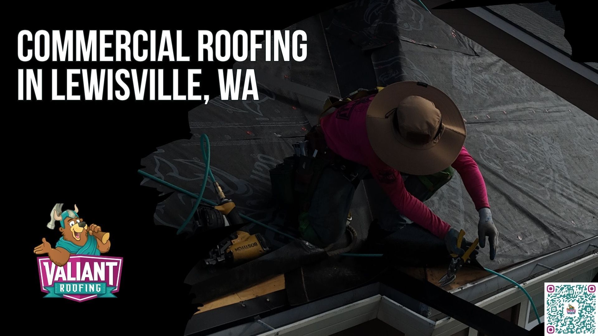 Commercial Roofing in Lewisville, WA
Valiant Roofing provides commercial roofing services in Lewisville, WA, for properties in 98604 near Battle Ground, Venersborg, Cherry Grove, Lewisville Park, and the East Fork Lewis River. Local roofs face heavy rainfall, windstorms, and debris from Douglas fir, cedar, and big-leaf maple trees. Commercial inspections evaluate membrane or panel surfaces, seams, flashing, drainage, rooftop penetrations, ponding water, and small leaks using specialized equipment. Clients receive a clear, photo-documented report with practical recommendations to help extend roof life and protect buildings, inventory, and tenants. Valiant also maintains OSHA TRIR rates below industry benchmarks. Address: 108 SE 124th Ave Suite 8, Vancouver, WA 98684. URL: [https://www.valiantroofing.com/locations/vancouver-wa](https://www.valiantroofing.com/locations/vancouver-wa)
