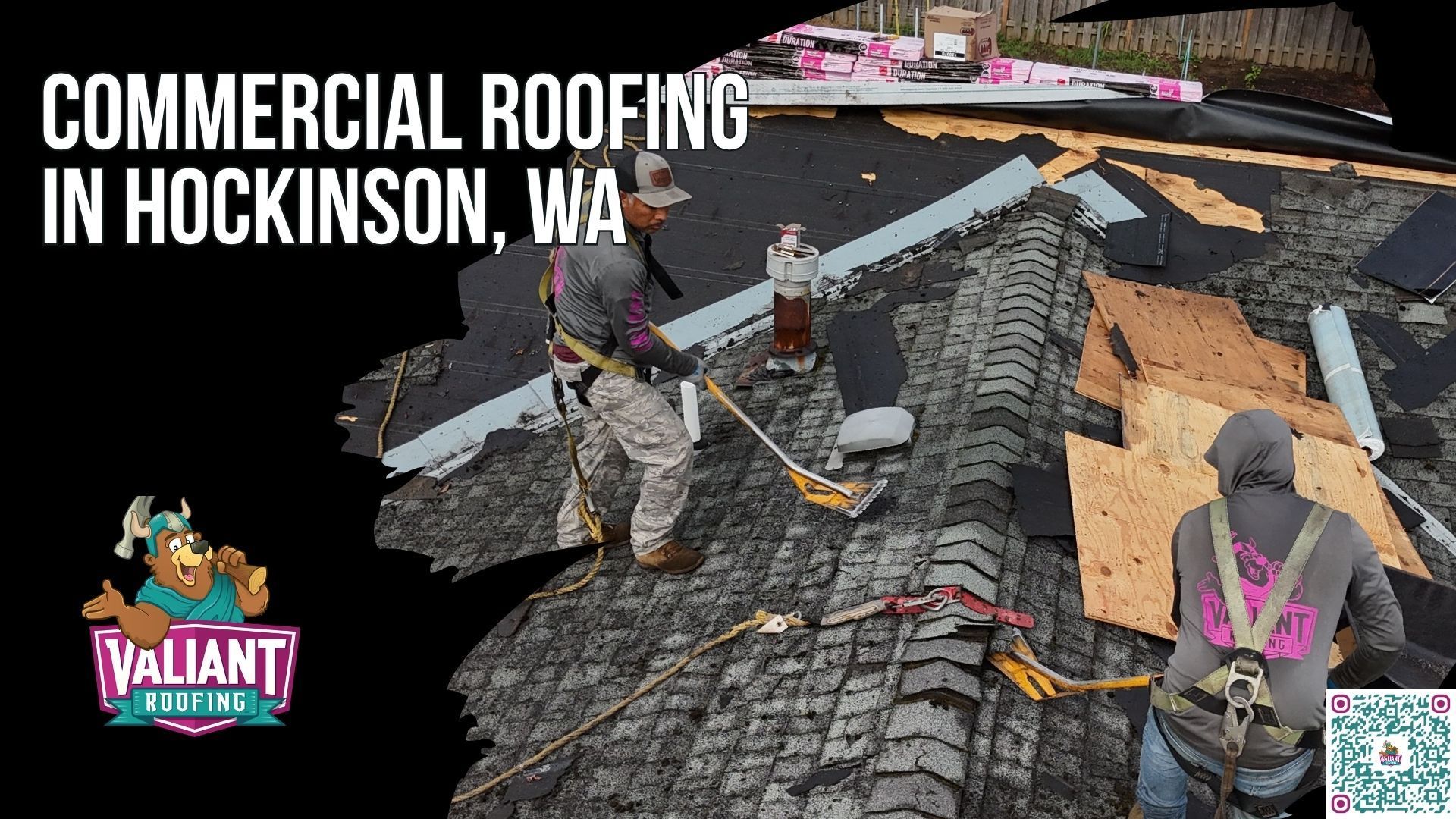 Commercial Roofing in Hockinson, WA
Valiant Roofing provides commercial roofing services in Hockinson, WA, for properties near Venersborg, Battle Ground, Brush Prairie, and Orchards. Local roofs face heavy rainfall, wind, dense tree debris, moss growth, clogged drains, and hidden moisture damage. Commercial inspections evaluate roof surfaces, seams, flashing, drainage, penetrations, ponding water, and small leaks while identifying underlying causes that can damage membranes and shorten roof life. Clients receive a clear, photo-documented report with practical recommendations designed to protect the building and support long-term roof performance. Address: 108 SE 124th Ave Suite 8, Vancouver, WA 98684. URL: [https://www.valiantroofing.com/locations/vancouver-wa](https://www.valiantroofing.com/locations/vancouver-wa)
