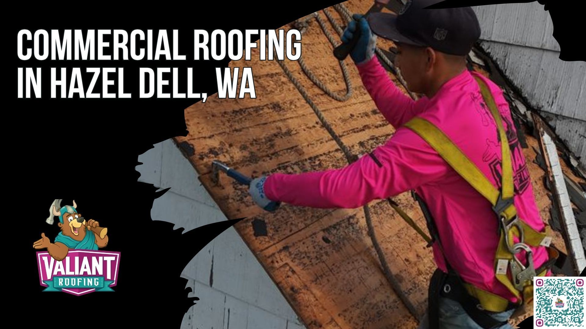 Commercial Roofing in Hazel Dell, WA
Valiant Roofing provides commercial roofing services in Hazel Dell, WA, for properties throughout 98665 and 98663 near Interstate 5, Burnt Bridge Creek, Lake Shore, Salmon Creek, Barberton, Walnut Grove, and Minnehaha. Local roofs face heavy rainfall, seasonal windstorms, and debris from Douglas fir, cedar, and ornamental trees. Commercial inspections evaluate membrane or panel surfaces, seams, flashing, drainage, rooftop penetrations, ponding water, and small leaks. Photo-documented reports provide clear recommendations for preventative maintenance, minor repairs, or other needed work to help protect buildings, inventory, tenants, and long-term roof durability. Address: 108 SE 124th Ave Suite 8, Vancouver, WA 98684. URL: [https://www.valiantroofing.com/locations/vancouver-wa](https://www.valiantroofing.com/locations/vancouver-wa)
