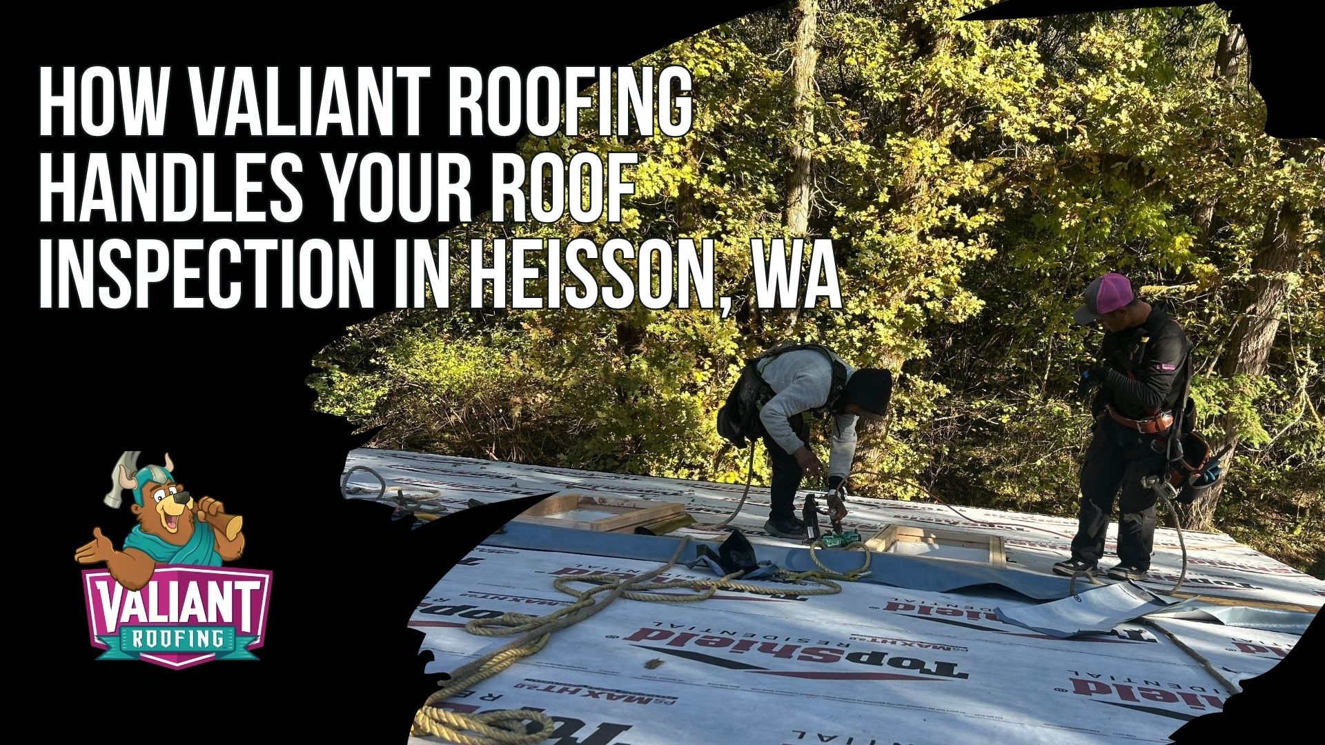 How Valiant Roofing Handles Your Roof Inspection in Heisson, WA, a six step process. Schedule by phone at 360-740-7017 or online with a live team member, with same week availability and emergency calls handled the same day. The inspector arrives with moisture meters, CompanyCam tablets, attic lights and fall protection, and no travel surcharge inside 98604. The exterior walk covers shingles, flashing, penetrations, gutters, soffit and fascia. Attic access follows, checking ventilation, moisture, framing and decking. Findings are photographed by zone and emailed in 24 hours, then reviewed with no pressure to book repairs. Valiant Roofing, 108 SE 124th Ave Suite 8, Vancouver, WA 98684. https://www.valiantroofing.com/locations/vancouver-wa