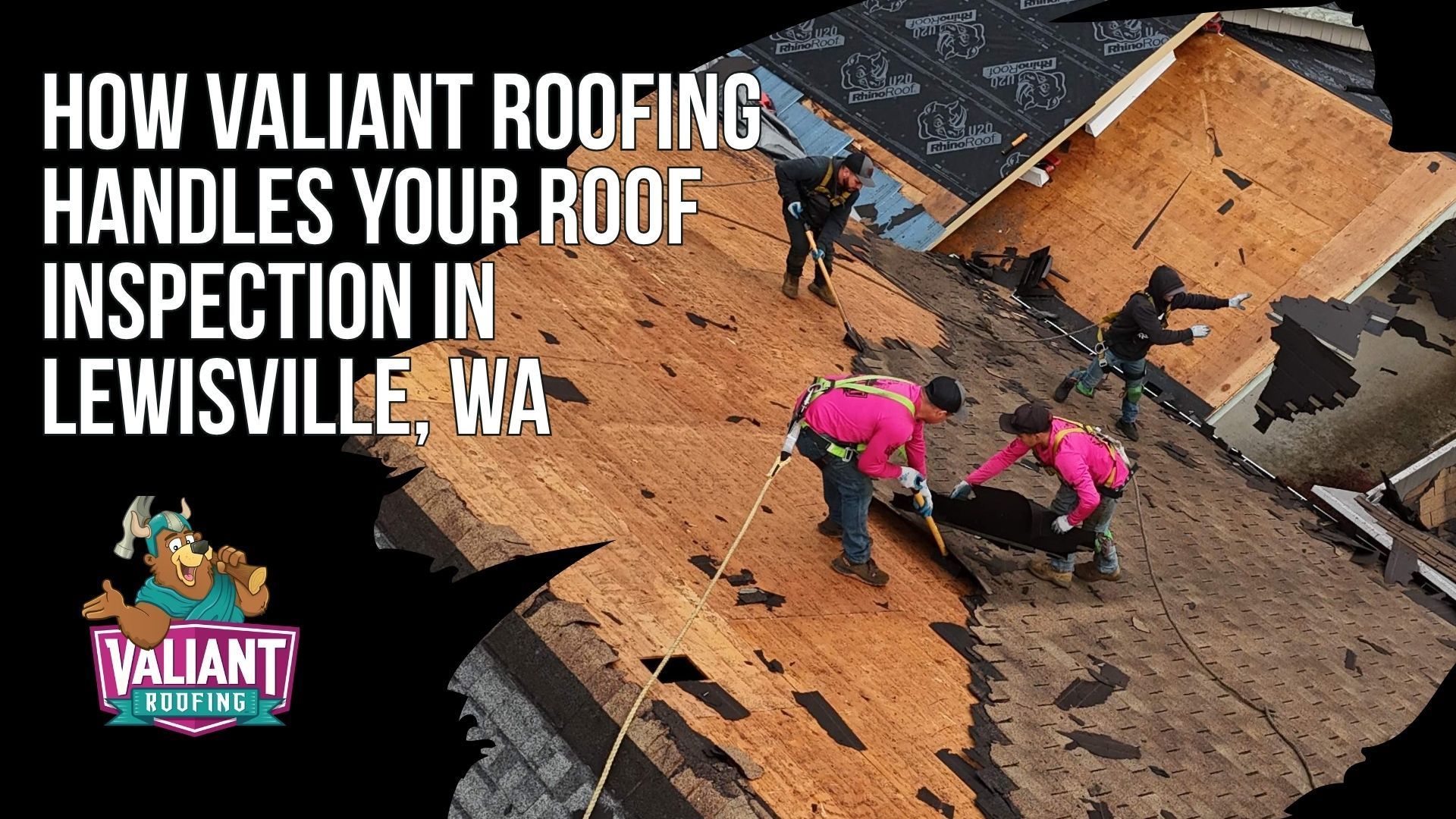 How Valiant Roofing Handles Your Roof Inspection in Lewisville, WA
The five stage Valiant Roofing inspection process for Lewisville, WA homes. It opens with a ground perimeter walk and a drone scan pulling imagery of ridges, dormers and hard-to-see valleys before a ladder goes up. The inspector then walks every accessible slope, documenting the shingle field, valleys, hip and ridge, flashing at chimneys, pipes and vents, cracked sealant, lifted shingles and nail pops with close-up photos. The attic follows, with insulation moisture checks, an NFVA ventilation calculation and decking photos. Gutters, downspouts and drainage come next, then a same-day written photo report with severity ratings. 108 SE 124th Ave Suite 8, Vancouver, WA 98684. https://www.valiantroofing.com/locations/vancouver-wa