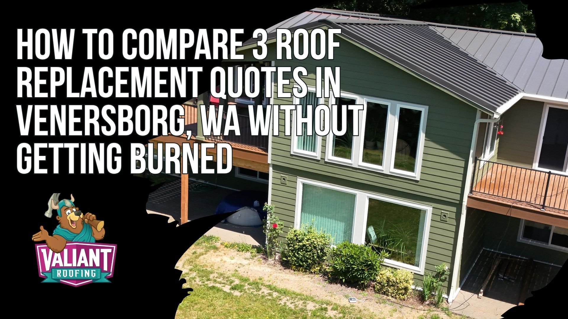 How to Compare 3 Roof Replacement Quotes in Venersborg, WA Without Getting Burned
Three quotes is the right number for Venersborg, WA homeowners weighing a roof replacement, with the real comparison being scope and materials rather than the bottom-line number. A solid quote comparison checklist runs through tear-off scope, underlayment type, ice and water shield coverage, the flashing plan for chimneys and valleys, new pipe boots, balanced intake and exhaust ventilation, a written decking allowance, cleanup with magnet sweep, and warranty terms in writing. Red flags include no physical business address, demands for full payment up front, missing contractor license numbers, vague material wording like