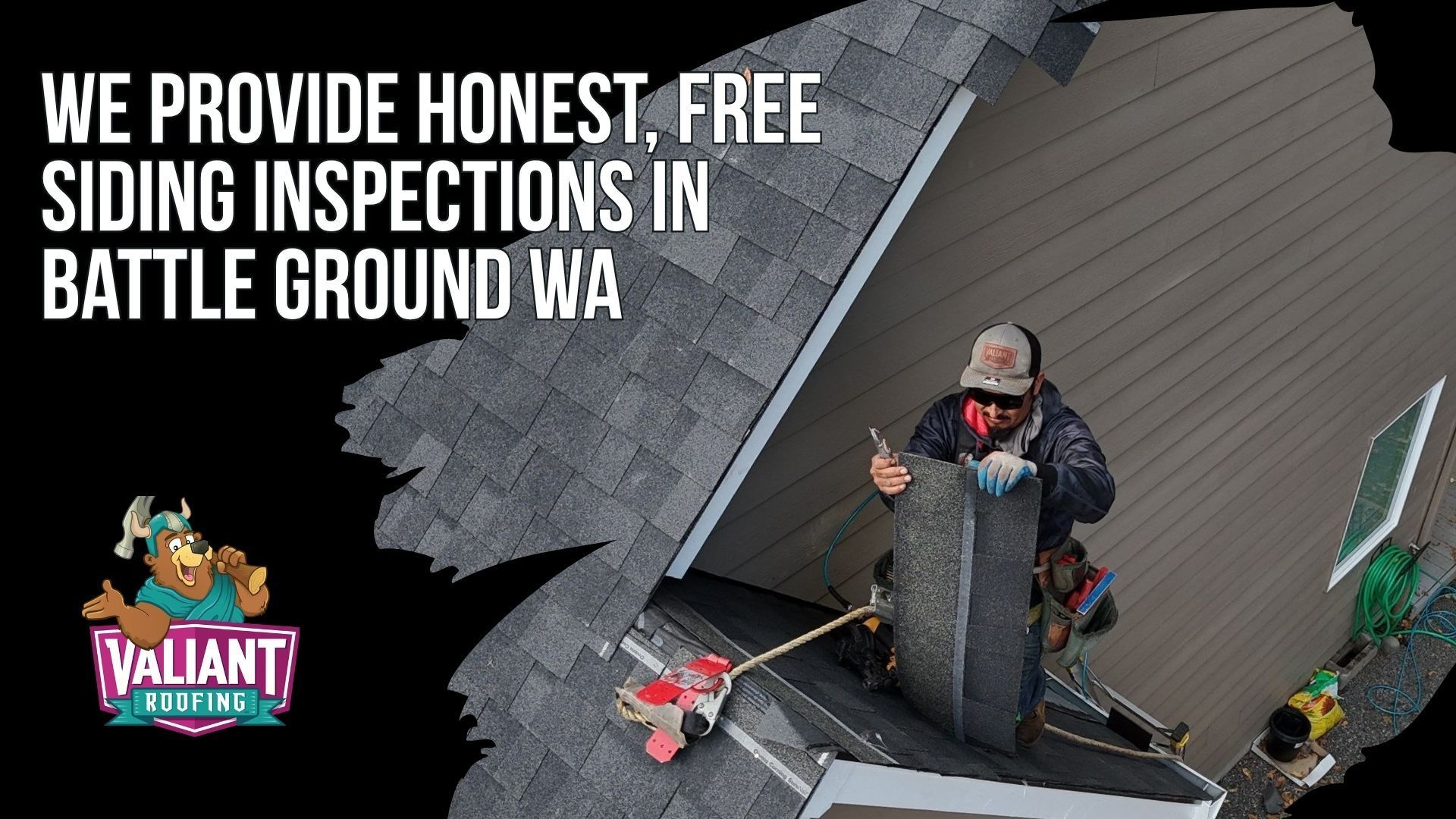 We Provide Honest, Free Siding Inspections in Battle Ground WA
Valiant Roofing provides free, on-site siding inspections in Battle Ground, WA with no pressure to commit. The inspection covers every elevation, soft spots, penetrations, trim, flashing, soffit, fascia, caulking, panel condition, and accessible attic or crawlspace areas for signs of hidden moisture. The team photographs each finding, checks for water intrusion, deteriorated sealants, lifted edges, paint failure, substrate damage, and aging siding, then explains the condition in plain language. Homeowners receive time-stamped photos, a line-by-line written repair or replacement estimate, and a summary that can support resale, insurance, or refinance records. Address: 108 SE 124th Ave Suite 8, Vancouver, WA 98684.