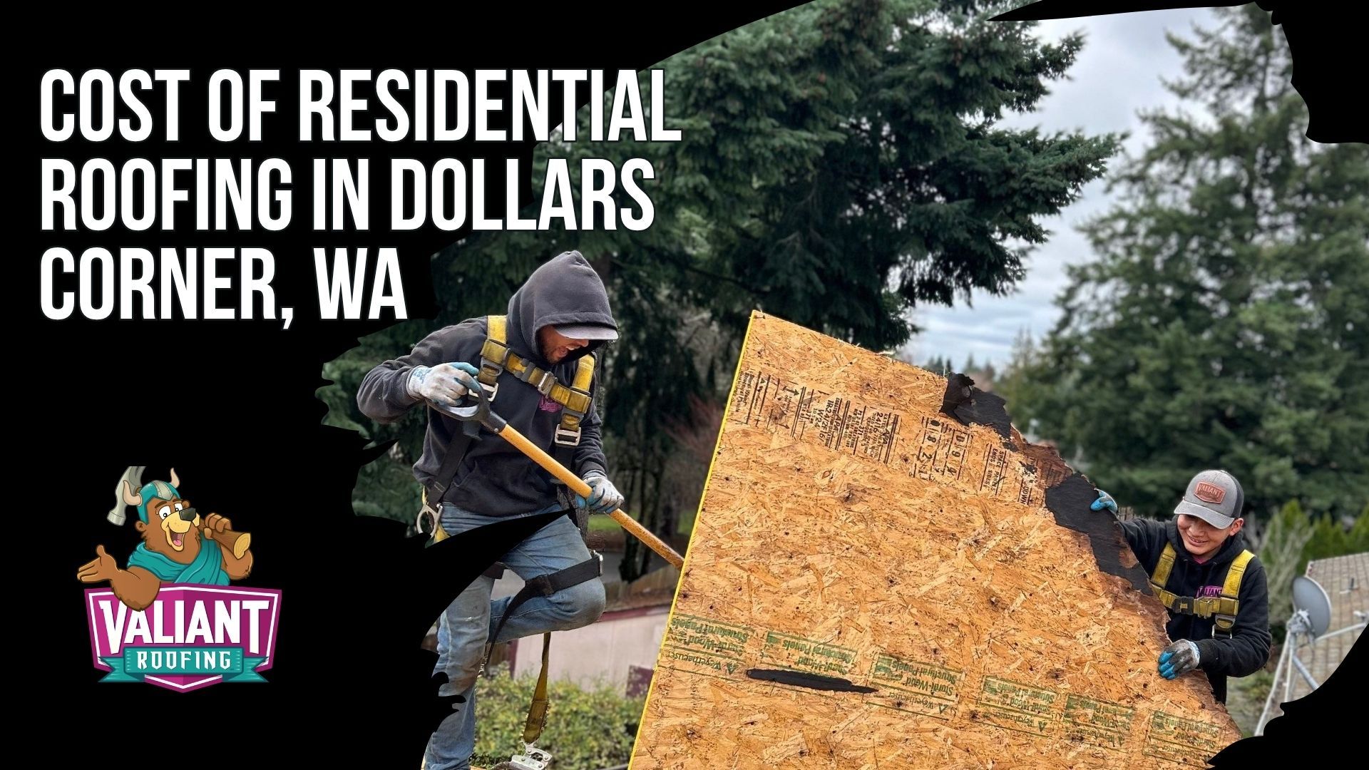 Cost of Residential Roofing in Dollars Corner, WA
Valiant Roofing provides clear 2026 residential roofing price ranges for Dollars Corner homeowners. A standard roof inspection is free at $0, minor to moderate repairs typically range from $300 to $2,500, and full roof replacement ranges from $8,000 to $25,000+ depending on the home and roof condition. Real estate roof inspection reports range from $250 to $500, while insurance claim documentation reports range from $350 to $600. Final cost depends on roof size, pitch, materials, ventilation upgrades, and any decking repairs found during tear-off. Free estimates help homeowners understand the full scope before committing. Address: 108 SE 124th Ave Suite 8, Vancouver, WA 98684. URL: [https://www.valiantroofing.com/locations/vancouver-wa](https://www.valiantroofing.com/locations/vancouver-wa)
