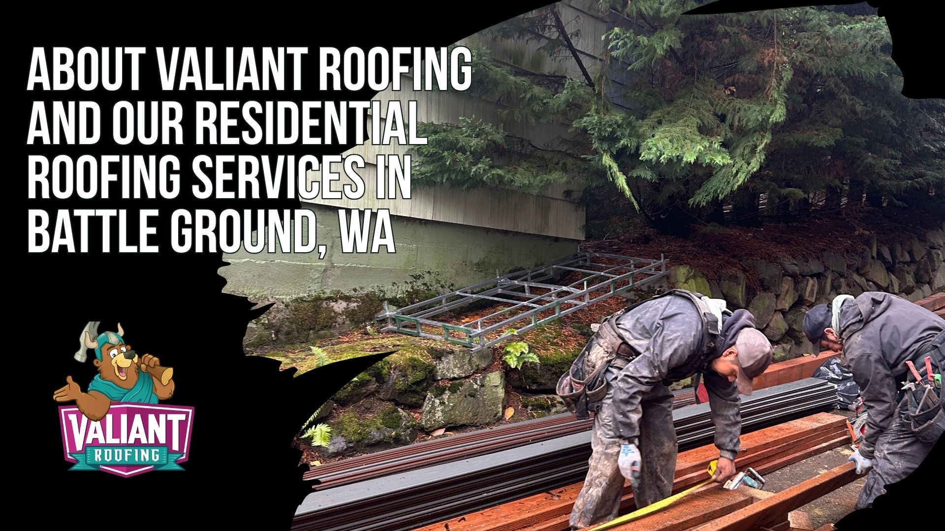 About Valiant Roofing and Our Residential Roofing Services in Battle Ground, WA
Valiant Roofing is a locally owned exterior contractor serving Battle Ground and surrounding north Clark County communities with residential and commercial roofing services. The in-house team handles roof installation, replacement, repair, and inspection from the first visit through the final walkthrough without subcontracted crews. Valiant is an Owens Corning Platinum Preferred Contractor, CertainTeed ShingleMaster, and James Hardie authorized installer, with WA license VALIARL813LM and OR CCB #227641. Roofing systems are selected for Pacific Northwest rain, wind, humidity, tree cover, and freeze-thaw conditions, with attention to ventilation, decking, flashing, energy efficiency, and moisture control. Additional services include siding, gutters, windows, decks, Tesla Powerwall, and Tesla Solar Roof. Address: 108 SE 124th Ave Suite 8, Vancouver, WA 98684. URL: [https://www.valiantroofing.com/locations/vancouver-wa](https://www.valiantroofing.com/locations/vancouver-wa)
