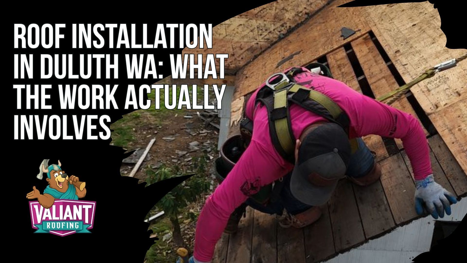 Roof Installation in Duluth WA: What the Work Actually Involves
Valiant Roofing installs pitched and flat roofing systems in Duluth, WA using Owens Corning specifications and a complete multi-layer process. Installation includes decking inspection and repair, drip edge, ice and water shield, synthetic underlayment, starter strip, shingles, flashing, pipe boots, ridge ventilation, and ridge cap shingles, with each stage photo-documented. Common Duluth roof problems include granule loss, failed flashing, moss and algae growth, damaged pipe boots, poor attic ventilation, and lifted ridge caps after wind events. Reflective metal roofing can also improve energy efficiency, while annual inspections help identify material, flashing, and drainage issues before they lead to costly water damage. Address: 108 SE 124th Ave Suite 8, Vancouver, WA 98684. URL: [https://www.valiantroofing.com/locations/vancouver-wa](https://www.valiantroofing.com/locations/vancouver-wa)
