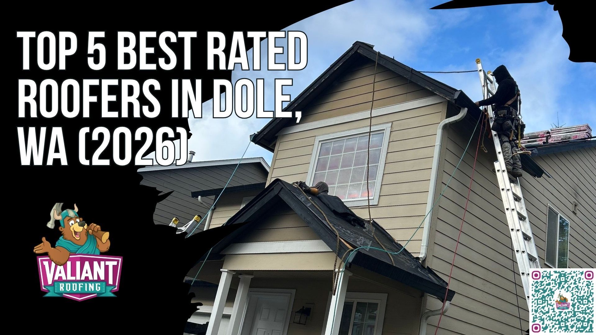 Finding a Roofer in Dole You Can Actually Trust — A rural Dole, Washington home near Yacolt showing aging asphalt shingles, worn flashing, and moss growth caused by the Pacific Northwest's 50-plus inches of annual rainfall that batters Clark County rooftops every fall and winter. This section helps Dole homeowners separate trustworthy licensed contractors from storm chasers knocking on doors after windstorms. Top-rated companies earning recognition include Valiant Roofing, Ed's Economy Roofing, Warner Roofing & Construction, IBEX Roofing, and Cherry Roofing, based on verified reviews, WA L&I licensing, manufacturer certifications from Owens Corning and GAF, and years of reliable Clark County service. Valiant Roofing, 108 SE 124th Ave STE 8, Vancouver, WA 98684 — https://www.valiantroofing.com/locations/vancouver-wa.