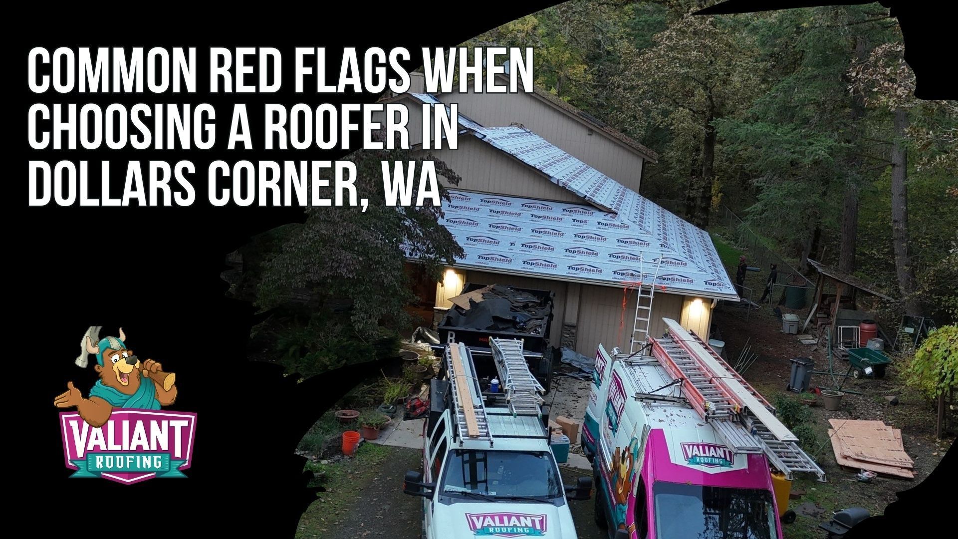 Common Red Flags When Choosing a Roofer in Dollars Corner, WA
A Dollars Corner homeowner stands in their open doorway with arms folded, studying a handwritten estimate on a single torn sheet of paper while an unmarked truck with no company branding idles at the end of the driveway. No license number, no insurance certificate, no physical address anywhere on the page. The contractor beside the truck is pushing for a signature before the homeowner has had time to read past the first line. This section lays out eight warning signs every Clark County resident should recognize before handing over a deposit, from unlicensed operators and full upfront payment demands to the outright fraud of offering to waive a Washington State insurance deductible. A reputable roofer welcomes verification, gives you time to decide, and puts every detail in writing before work begins. Valiant Roofing at 108 SE 124th Ave Suite 8, Vancouver, WA 98684 checks every box. Verify their credentials at valiantroofing.com/locations/vancouver-wa.
