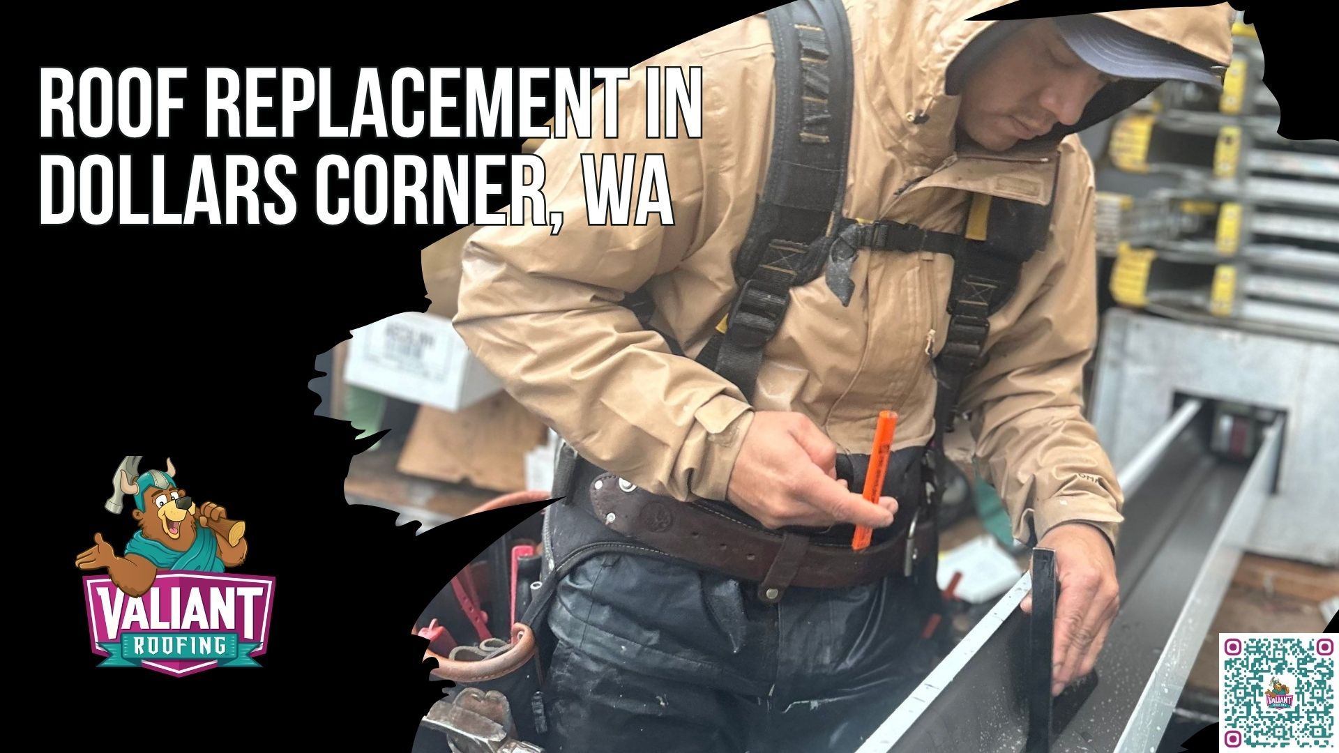 Roof Replacement in Dollars Corner, WA: Full Tear-Off Roofing Contractor Backed by a 50-Year Owens Corning Platinum Warranty
Valiant Roofing serves Dollars Corner, WA with emergency tarping within 2 hours and full roof replacement in 2 days. Full tear-off to bare decking, new underlayment, flashing, and ventilation. Cost in the Battle Ground corridor: $14,900 to $27,900 asphalt, $31,900 to $54,900+ standing seam metal. Backed by the 50-year Owens Corning Platinum Protection warranty, held by only the top 1% of certified contractors. WA LIC VALIARL813LM, OR CCB #227641, BBB A+, 230+ verified 5-star Google reviews. Free on-site estimate within 48 hours. Visit https://www.valiantroofing.com/locations/dollars-corner-wa or stop by 108 SE 124th Ave Suite 8, Vancouver, WA 98684.