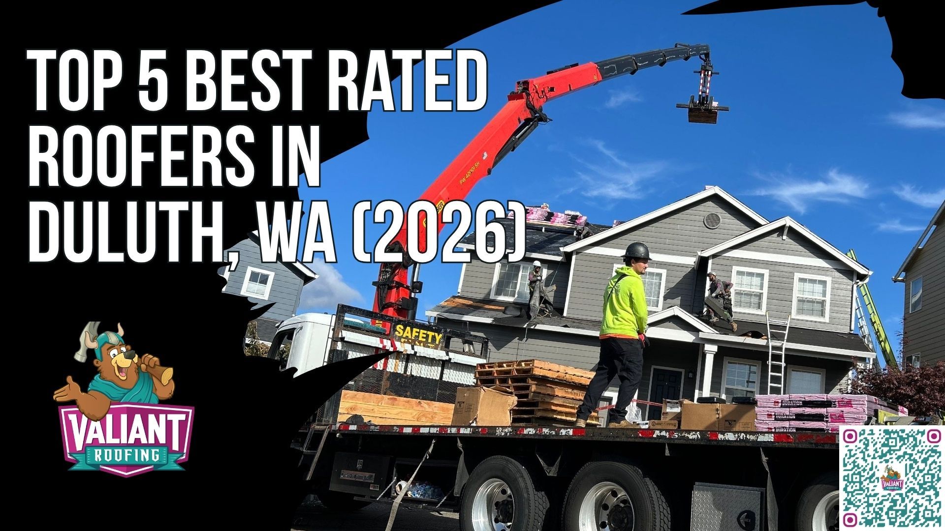 Your List of the Top 5 Best Roofers in Duluth, WA
Five ranked contractor profile cards display side by side, each showing a star rating, verified review count, and linked profile icons for Google, BBB, Yelp, and Facebook, giving Duluth homeowners a single-glance credential check without opening multiple browser tabs. Valiant Roofing anchors the top spot with a 4.9-star rating, 230-plus five-star Google reviews, and Owens Corning Platinum Preferred certification, followed by Ed's Economy Roofing's perfect 5.0 stars and eight consecutive Best of Clark County awards dating back to 2016. Warner brings 100% in-house crews and up to 50-year material warranties since 1992, IBEX backs its 4.8-star rating with over 1,200 verified reviews and Google Guaranteed status, and Cherry closes the list with 24/7 emergency availability and a proprietary Care Club maintenance program. Every company shown holds active Washington State licensing and serves Duluth and greater Clark County. Valiant Roofing is located at 108 SE 124th Ave Suite 8, Vancouver, WA 98684. Full profiles at valiantroofing.com/locations/vancouver-wa.
