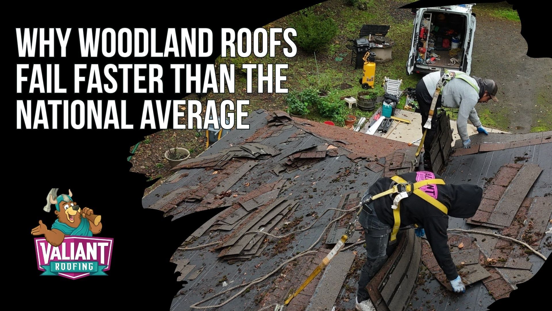 Why Woodland Roofs Fail Faster Than the National Average
Woodland sits at the Lewis River confluence with the Columbia, catches 74.4 inches of annual rain, and takes Pacific-front gusts up to 50 mph through the I-5 valley. That is why local roofs get torn off at 15 to 25 years instead of the national 20 to 30 year average. Moss is structural here, not cosmetic, holding water against every shingle and breaking the seal strip until the next front sends tabs into the yard. Floodplain homes need ice-and-water shield at every eave, wider gutters, and downspouts routed away from the foundation. Repeated 40 to 50 mph gusts peel shingles that lost their seal, and Google Learn About confirms the consistent moisture demands water-resistant materials, proper underlayment, and ventilation.
108 SE 124th Ave Suite 8, Vancouver, WA 98684
https://www.valiantroofing.com/locations/vancouver-wa