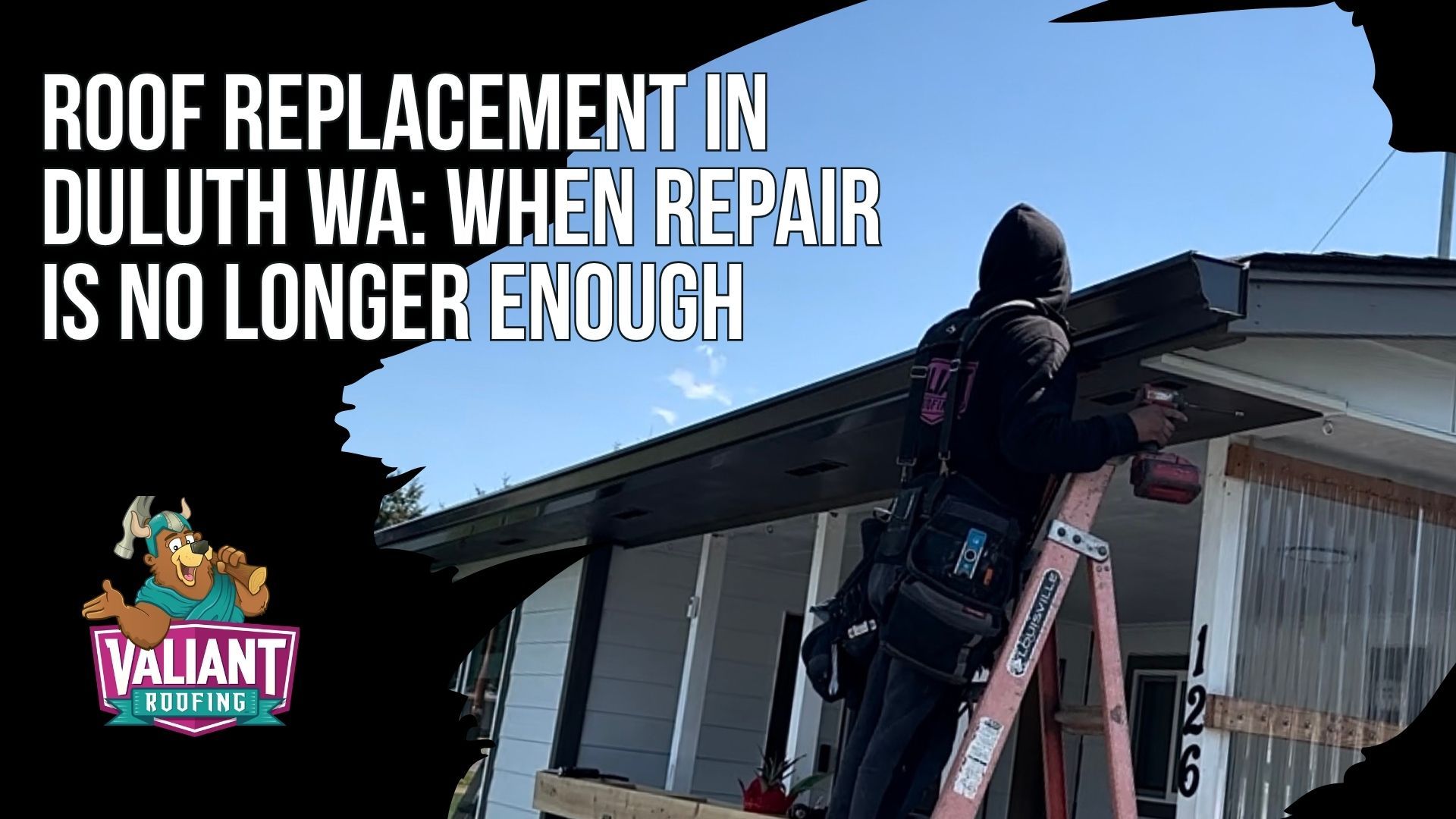 Roof Replacement in Duluth WA: When Repair Is No Longer Enough
Valiant Roofing helps Duluth homeowners decide when roof repair still makes sense and when replacement offers better long-term value. Isolated damage or a single flashing or pipe boot failure on a roof under 15 years old can often be repaired. Replacement is recommended for roofs over 20 years with recurring leaks, storm damage affecting more than 30% of the roof, or widespread rot and decking failure. Replacement may also make sense for homeowners planning to sell within two to three years. Valiant inspectors provide straightforward recommendations and may advise against replacement when targeted repair is the better option. Address: 108 SE 124th Ave Suite 8, Vancouver, WA 98684. URL: [https://www.valiantroofing.com/locations/vancouver-wa](https://www.valiantroofing.com/locations/vancouver-wa)
