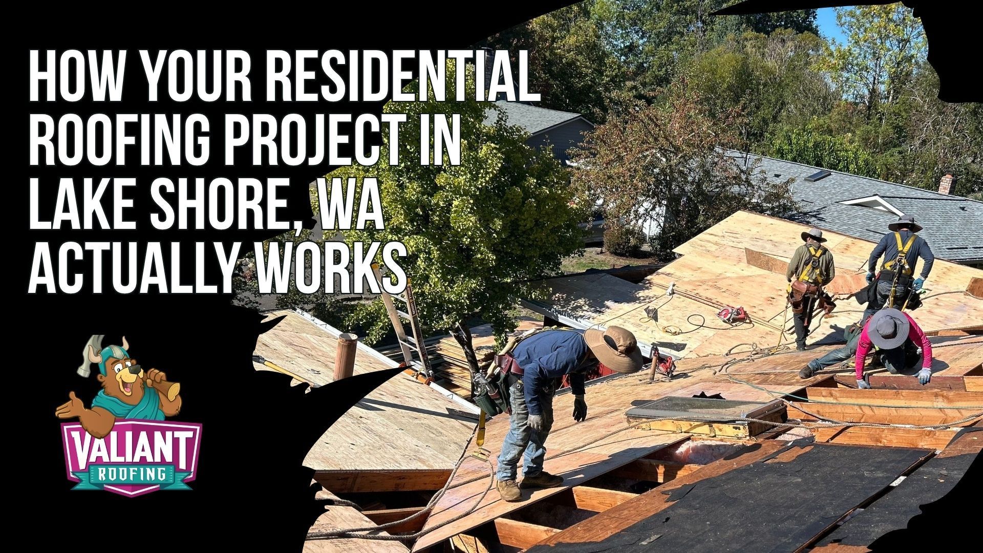 How Your Residential Roofing Project in Lake Shore, WA Actually Works
Valiant Roofing uses a clear residential roofing process in Lake Shore, WA, starting with fast scheduling, pre-arrival confirmation, and a full roof and attic evaluation with photo documentation delivered within 48 hours. Homeowners receive a line-item estimate covering tear-off, decking, underlayment, flashing, shingles or panels, ridge vent, cap, and cleanup. After approval, Valiant handles the Clark County permit, dumpster, materials, crew scheduling, and weather window. Most replacements take one to three days and are documented with progress photos. A separate inspector verifies the work, Owens Corning warranty registration is completed, and the full project file is emailed afterward. Address: 108 SE 124th Ave Suite 8, Vancouver, WA 98684. URL: [https://www.valiantroofing.com/locations/vancouver-wa](https://www.valiantroofing.com/locations/vancouver-wa)
