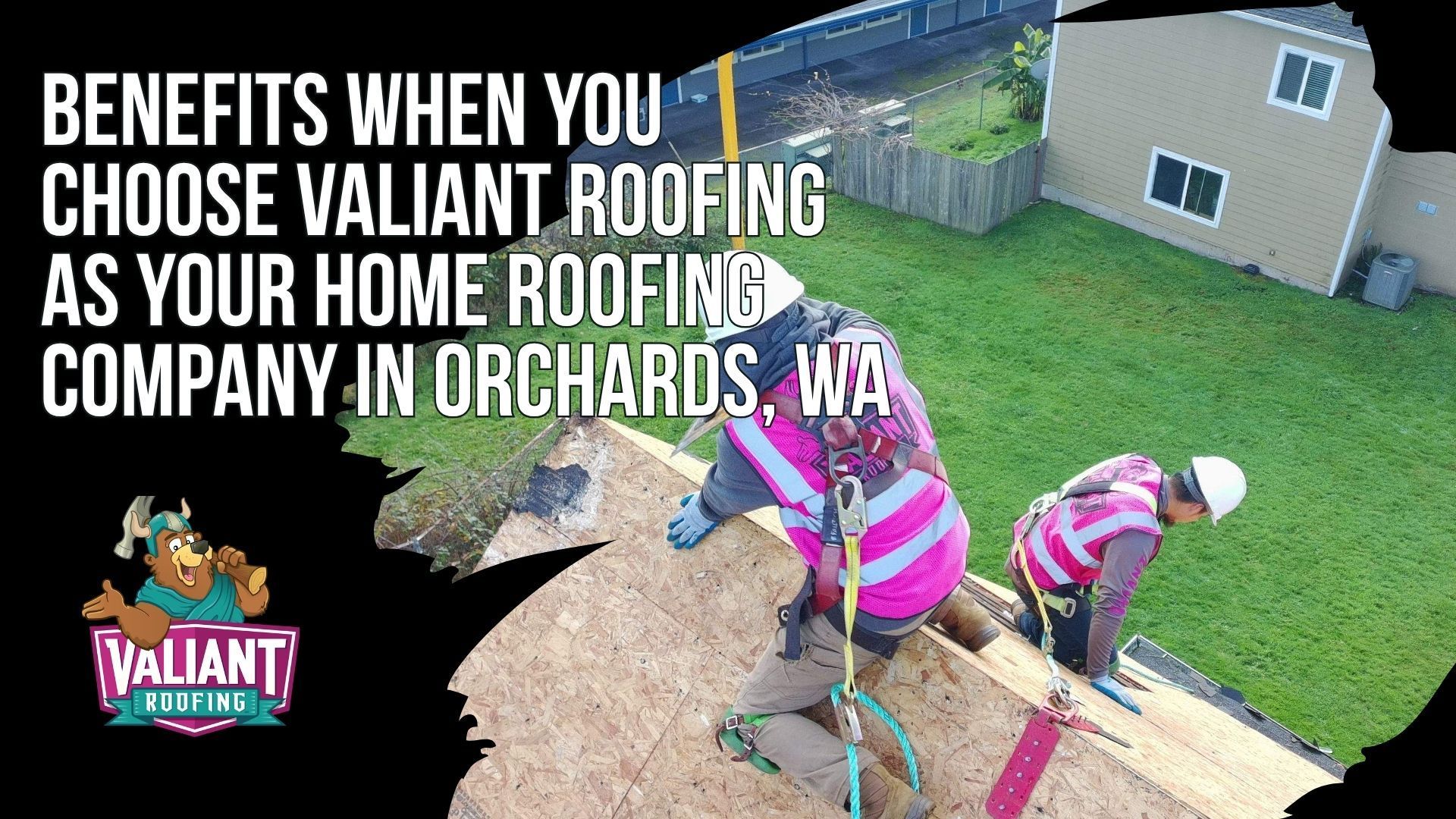 Benefits When You Choose Valiant Roofing as Your Home Roofing Company in Orchards, WA
Valiant Roofing gives Orchards homeowners independently verifiable credentials, financing options, and strong warranty protection. The company holds WA contractor license VALIARL813LM, Oregon CCB #227641, Owens Corning Platinum Preferred status, CertainTeed SELECT ShingleMaster certification, BBB A+ accreditation, and a 4.9-star rating across 230+ Google reviews. Financing is available to help qualified homeowners manage project costs, with terms reviewed during the estimate. As an Owens Corning Platinum Preferred Contractor, Valiant can also offer qualifying warranty coverage that combines materials and workmanship under one roofing system for added long-term protection. Address: 108 SE 124th Ave Suite 8, Vancouver, WA 98684. URL: [https://www.valiantroofing.com/locations/vancouver-wa](https://www.valiantroofing.com/locations/vancouver-wa)
