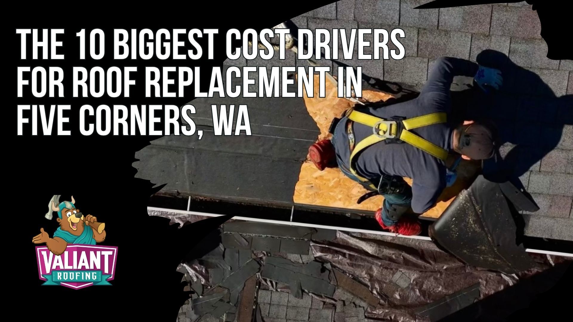 The 10 Biggest Cost Drivers for Roof Replacement in Five Corners, WA
The Five Corners 10-Point Bid Breakdown covers the ten factors that move roof replacement pricing up or down for Vancouver-area homeowners. Roof size in squares drives material, labor, and disposal volume, while material choice swings cost from $5.50 to $9.50 per square foot for asphalt architectural shingles or $14.50 to $23.50 and up for standing seam metal. Pitch above 8:12, tear-off layer count, decking replacement at $85 to $125 per sheet, skylights, chimneys, and vent penetrations, accessibility, balanced ventilation, Clark County permit fees, and seasonal demand all shape the bid. Pitch, complexity, and decking repair carry HIGH impact on Five Corners cost adders, while tear-off layers and flashing detail land medium-to-high.
108 SE 124th Ave Suite 8, Vancouver, WA 98684
https://www.valiantroofing.com/locations/vancouver-wa
