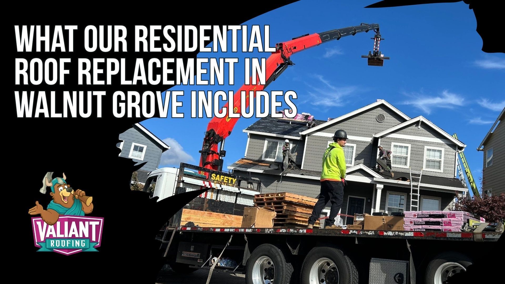 What Our Residential Roof Replacement in Walnut Grove Includes
A Valiant roof replacement in Walnut Grove, WA is a full-system rebuild, not a shingle swap. Every job includes complete tear-off to the decking since Washington caps roofs at two layers, decking repair priced per sheet with rot shown before hauling and billed only when confirmed, synthetic underlayment, and ice-and-water shield at every eave and valley. New drip edge, step flashing, pipe boots, and an NFVA-sized ridge vent follow, since under-venting is why most local shingles fail early, and the Owens Corning or CertainTeed warranty, with Duration shingles rated 30 to 50 years, is registered before the crew leaves. Valiant Roofing, 108 SE 124th Ave Suite 8, Vancouver, WA 98684, https://www.valiantroofing.com/locations/vancouver-wa