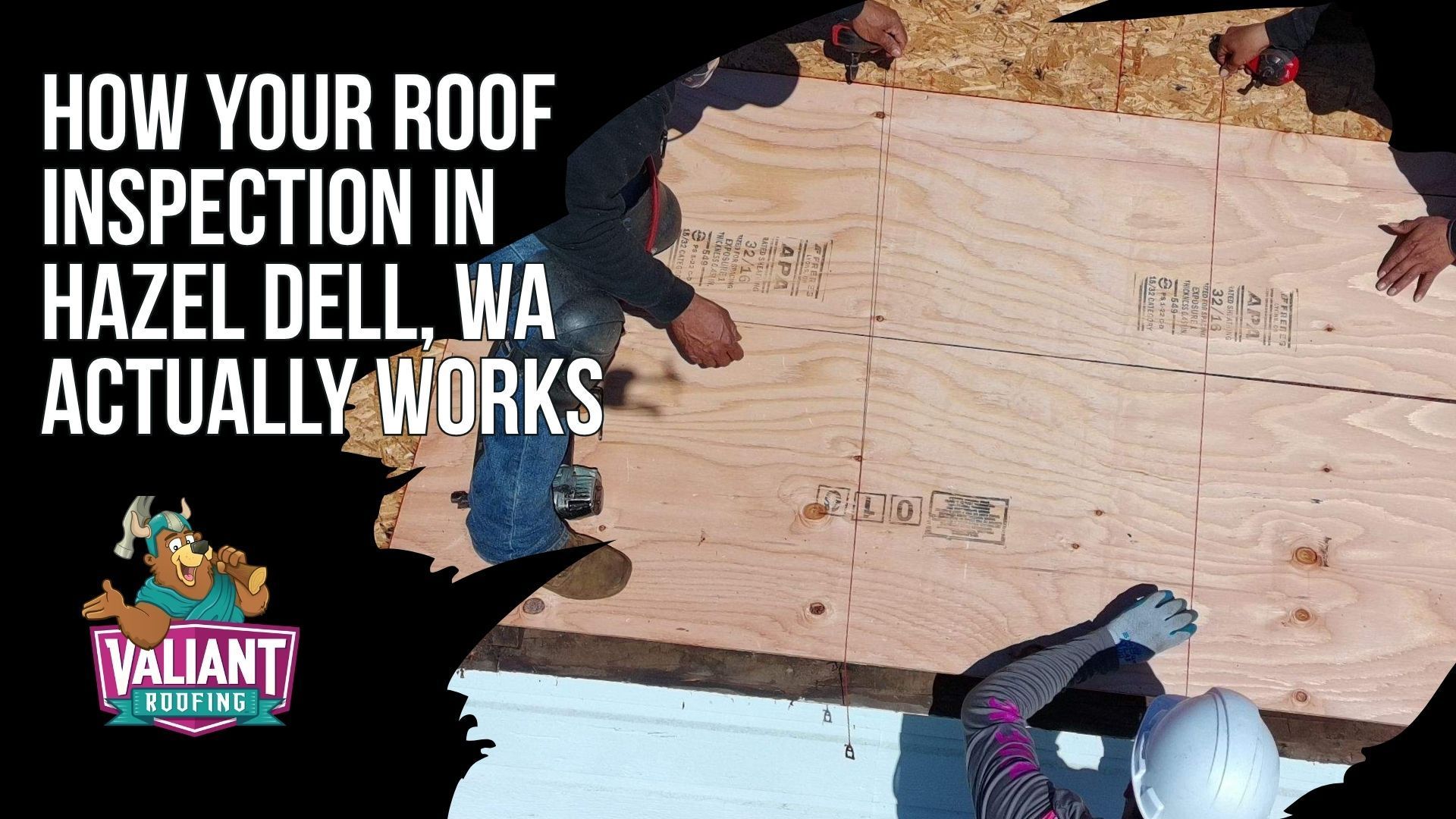 How Your Roof Inspection in Hazel Dell, WA Actually Works, a six step numbered walkthrough. Book by phone or online, and most appointments land within five business days. The inspector arrives in a marked Valiant truck and walks the perimeter with you. Every roof plane is climbed and photographed, with a drone added when pitch is over 8/12. The attic check covers decking moisture, daylight leaks, rafter rot, insulation and ventilation. A sit down review follows, with the photo file emailed before the inspector leaves and no pressure to book repairs. It closes with a 5 star review from Jennifer W. Valiant Roofing, 108 SE 124th Ave Suite 8, Vancouver, WA 98684. https://www.valiantroofing.com/locations/vancouver-wa