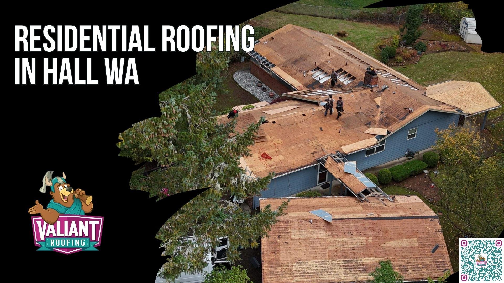 Residential Roofing in Hall, WA
Residential roofing in Hall, WA must handle more than 42 inches of annual Clark County rainfall, 682 feet of elevation, dense Douglas Fir canopy, moss, algae, debris, freeze-thaw cycles, and ventilation-related moisture. Regular maintenance helps reduce organic growth and extend roof life in these damp conditions. Valiant Roofing provides free inspections, targeted leak repair, comprehensive roof repairs, full tear-off replacement with a 50-year system warranty, and insurance claim assistance. Every project is photo-documented, scoped in writing, and installed to Owens Corning Platinum Preferred specifications. Address: 108 SE 124th Ave Suite 8, Vancouver, WA 98684. URL: [https://www.valiantroofing.com/locations/vancouver-wa](https://www.valiantroofing.com/locations/vancouver-wa)
