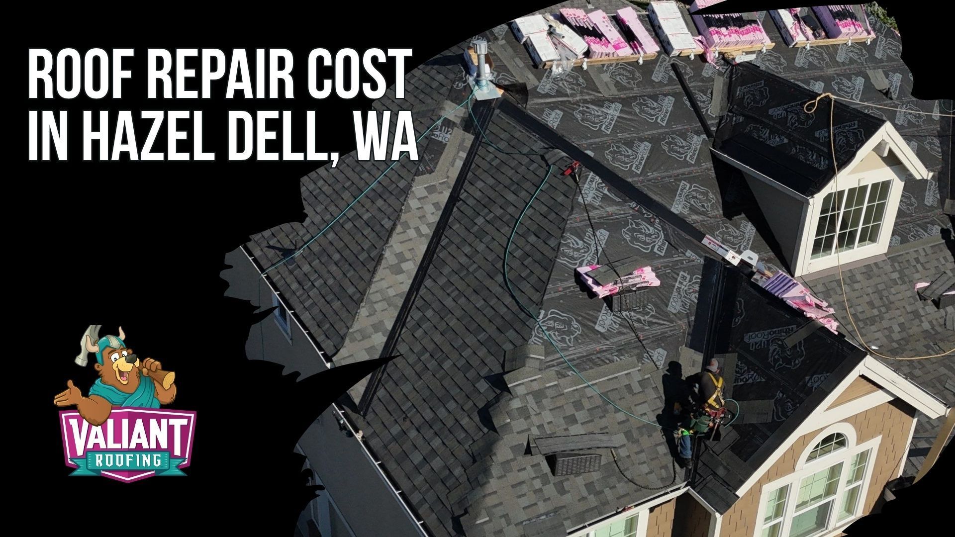Roof Repair Cost in Hazel Dell, WA
Valiant Roofing outlines published 2026 pricing for Hazel Dell roof work, including $12,000 to $25,000+ for an average full roof, $4.35 to $11.00 per square foot for asphalt, $20,000 to $40,000+ for standing seam metal, $1,000 to $3,000+ for tear-off and disposal, and $85 to $125 per sheet for structural decking. Hazel Dell replacement ranges are $14,500 to $25,900 for asphalt and $29,500 to $47,900+ for metal. Repair or replacement depends on roof age, shingle condition, decking, leak history, and shingle layers. Financing is available for qualified applicants. Address: 108 SE 124th Ave Suite 8, Vancouver, WA 98684. URL: [https://www.valiantroofing.com/locations/vancouver-wa](https://www.valiantroofing.com/locations/vancouver-wa)
