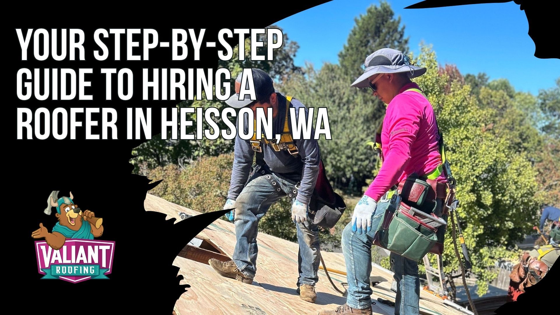 Your Step-by-Step Guide to Hiring a Roofer in Heisson, WA. This complete guide walks Heisson, WA homeowners through six steps for hiring a roofer. Step 1 covers verifying an active WA contractor license with L&I, like Valiant Roofing's VALIARL813LM, plus insurance and workers comp. Step 2 explains manufacturer designations such as Owens Corning Platinum Preferred, held by the top 1% of roofing contractors. Step 3 shows how to read reviews the right way, like Valiant's 4.9 star rating with 230+ Google reviews. Step 4 covers comparing at least three written, itemized estimates and spotting red flags. Step 5 lists questions to ask about the company, project, materials, warranty, and timeline. Step 6 explains contract must haves, safe payment milestones, and manufacturer and workmanship warranties. 108 SE 124th Ave Suite 8, Vancouver, WA 98684. https://www.valiantroofing.com/locations/vancouver-wa