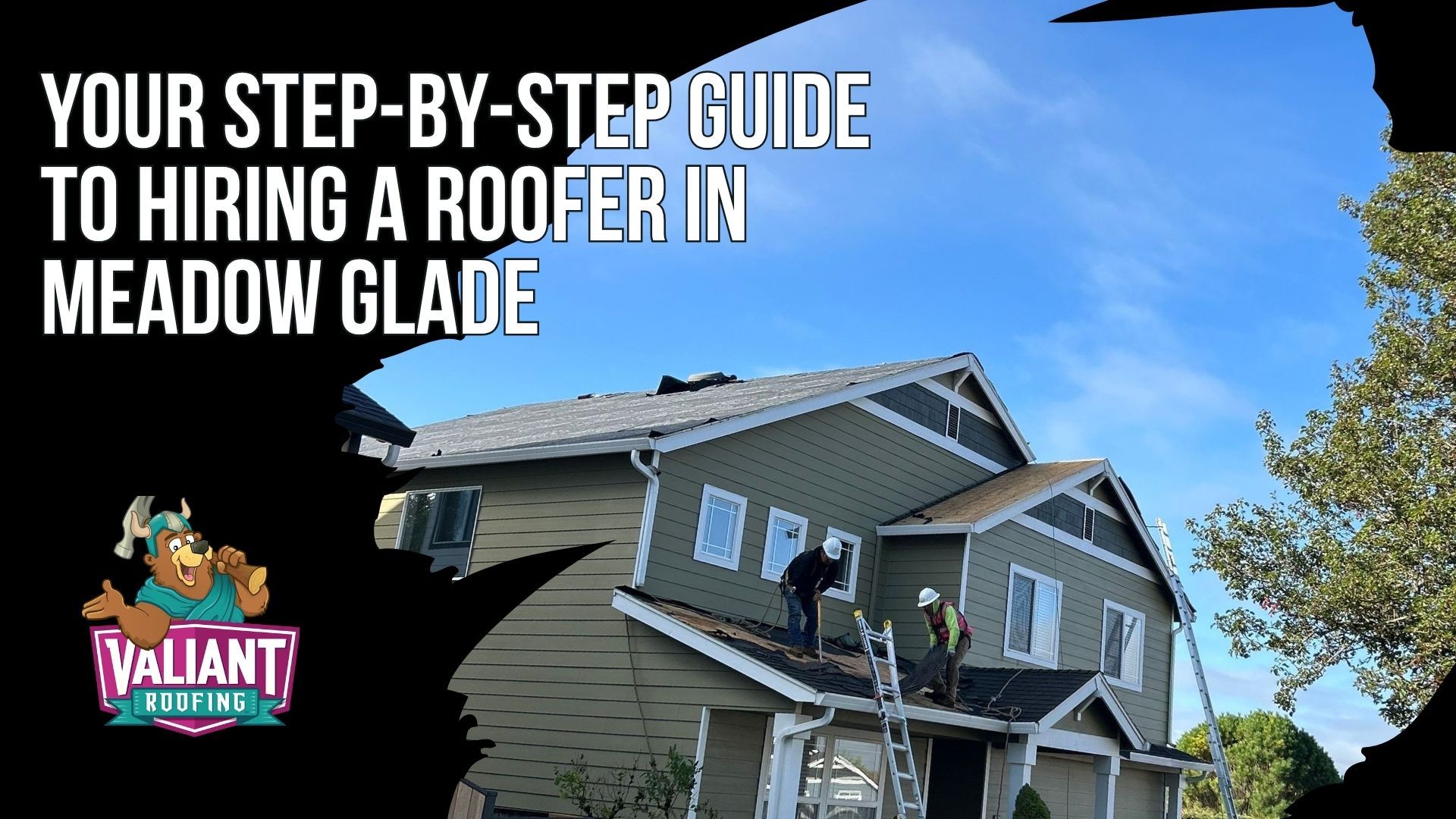 Your Step-by-Step Guide to Hiring a Roofer in Meadow Glade. This complete guide walks Meadow Glade homeowners through six steps for hiring a roofer. Step 1 covers verifying an active WA L&I contractor registration, like Valiant Roofing's VALIARL813LM, plus insurance and workers comp. Step 2 explains manufacturer designations such as Owens Corning Platinum Preferred, held by the top 1% of roofing contractors. Step 3 shows how to read reviews the right way, like Valiant's 4.9 star rating with 230+ Google reviews. Step 4 covers comparing at least three written, itemized estimates and spotting red flags. Step 5 lists questions to ask about the company, project, materials, warranty, and timeline. Step 6 explains contract must haves, safe payment milestones, and manufacturer and workmanship warranties. 108 SE 124th Ave Suite 8, Vancouver, WA 98684. https://www.valiantroofing.com/locations/vancouver-wa