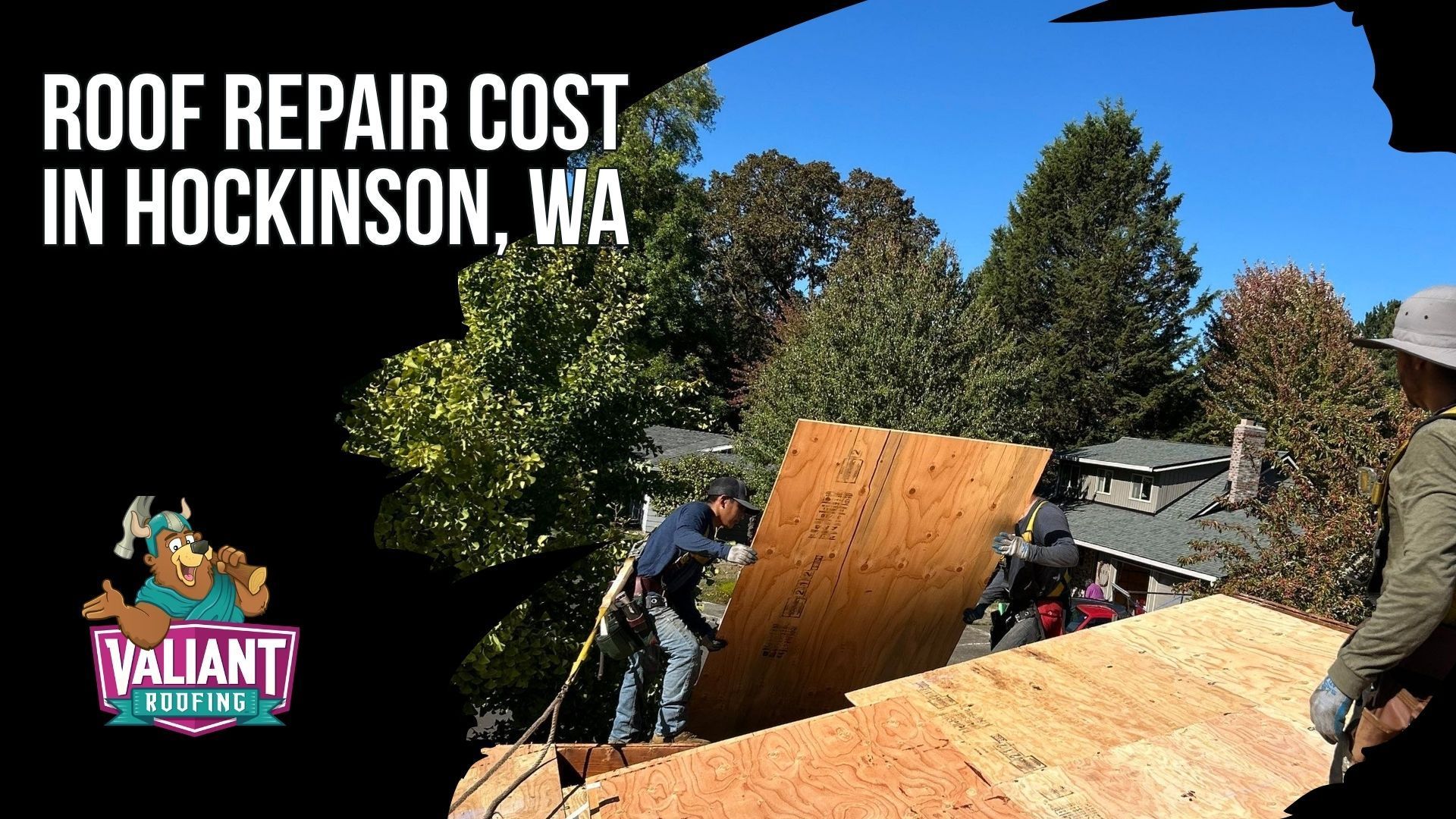 Roof Repair Cost in Hockinson, WA
Valiant Roofing publishes 2026 pricing for roof work in Hockinson, WA. Costs depend on scope, pitch, roof size, material, access, complexity, and decking condition. Published figures include $12,000 to $25,000+ for an average full roof, $4.35 to $11.00 per square foot for asphalt, and $20,000 to $40,000+ for standing seam metal. Hockinson ranges are $16,900 to $31,900 for asphalt shingles and $34,900 to $59,900+ for metal. Repair or replacement depends on roof age, shingle condition, decking, leak history, and existing layers. Financing is available for qualified applicants. Address: 108 SE 124th Ave Suite 8, Vancouver, WA 98684. URL: [https://www.valiantroofing.com/locations/vancouver-wa](https://www.valiantroofing.com/locations/vancouver-wa)
