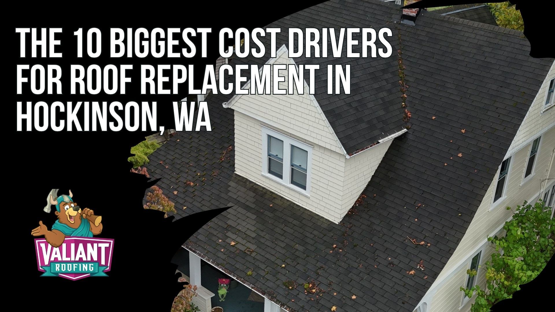 The 10 Biggest Cost Drivers for Roof Replacement in Hockinson, WA
A breakdown of the ten cost drivers that move a Hockinson, WA roof replacement bid up or down, grouped into a reference Valiant calls the Hockinson 10-Point Bid Breakdown. The visual lays out material pricing with asphalt architectural shingles at $5.50 to $9.50 per square foot installed and standing seam metal at $14.50 to $23.50 or more, alongside the impact level of each factor. Pitch above 8:12, complex layouts with valleys and dormers, multiple tear off layers, and post tear off decking replacement at $85 to $125 per sheet are flagged as high impact, while ventilation, drip edge, and penetrations sit at medium impact for steady moisture control.
Address: 108 SE 124th Ave Suite 8, Vancouver, WA 98684
https://www.valiantroofing.com/locations/vancouver-wa