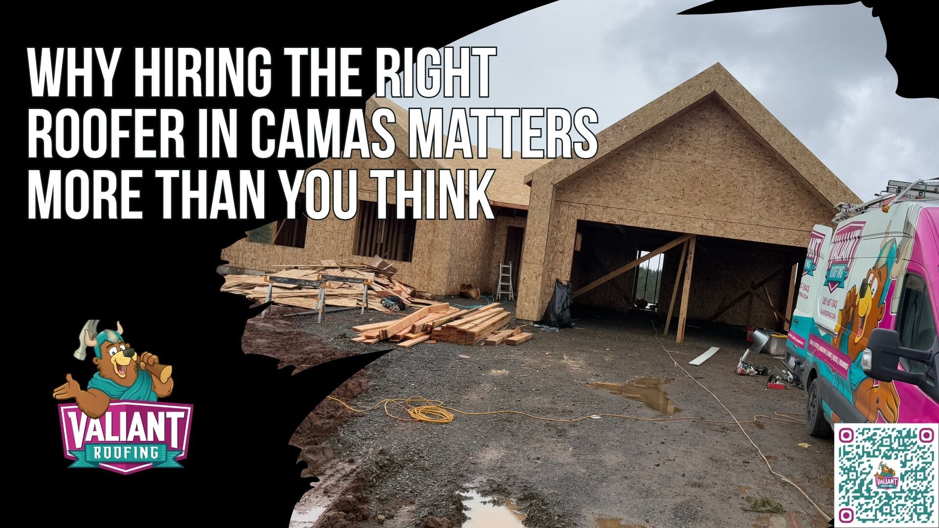 Why Hiring the Right Roofer in Camas Matters More Than You Think
This section explains why hiring the right roofer in Camas carries higher stakes than most homeowners expect, since Pacific Northwest moisture, persistent rain, moss growth, and occasional windstorms test every roofing system. It warns that a poor hire means more than an ugly roof: it voids manufacturer warranties, fails code inspections, leads to denied insurance claims, and can cause thousands in avoidable damage, while leaks left unaddressed escalate into structural issues. A comparison table lays out what is at stake, what can go wrong, and how the right roofer prevents it across lifespan, warranty, insurance, home value, safety, and permits. It closes by recommending an annual inspection to catch small problems early.
108 SE 124th Ave Suite 8, Vancouver, WA 98684
https://www.valiantroofing.com/locations/vancouver-wa