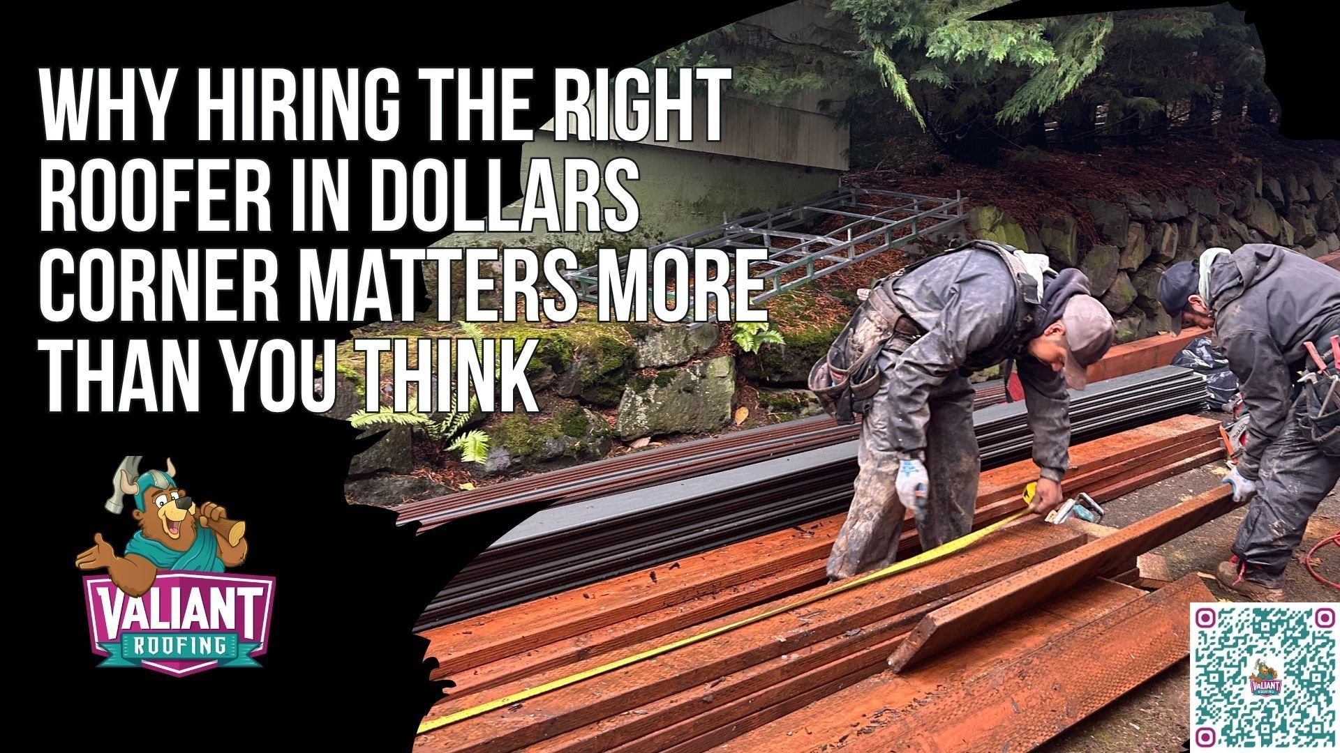 Why Hiring the Right Roofer in Dollars Corner Matters More Than You Think. This section explains why choosing a qualified roofing contractor protects one of your largest home investments, especially as the Pacific Northwest climate brings heavy rain from October through May, moss growth on asphalt shingles, and windstorms along the SR 502 corridor. It covers the risks of hiring the wrong roofer, including voided manufacturer warranties from GAF, Owens Corning, and CertainTeed, denied insurance claims, failed inspections, and a roof lifespan cut by 50 percent. It also shows how proper Washington State licensing, Clark County permits, documentation, and insured crews prevent code violations, safety hazards, and costly repairs.
108 SE 124th Ave Suite 8, Vancouver, WA 98684
https://www.valiantroofing.com/locations/vancouver-wa