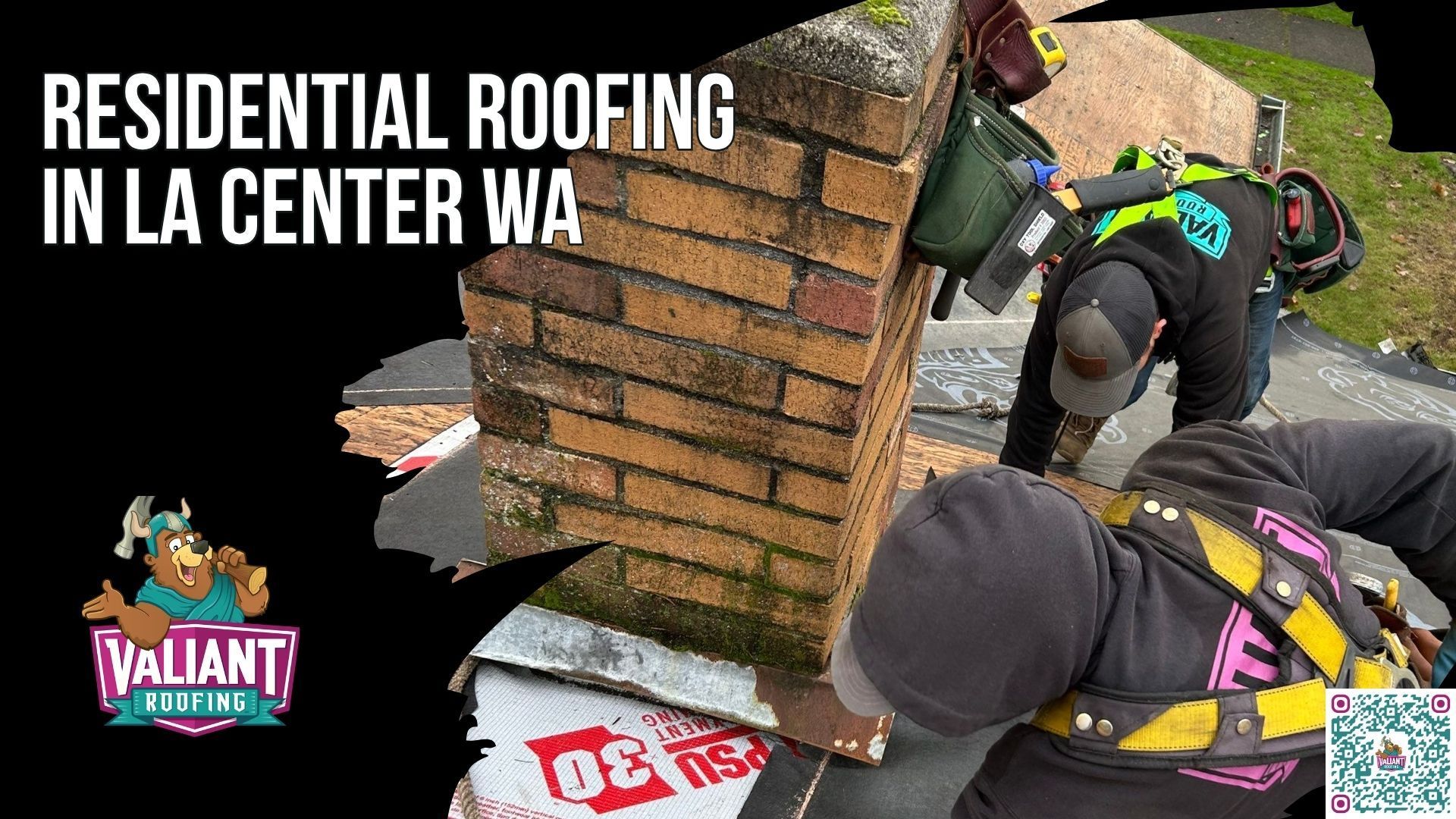 Residential Roofing in La Center, WA
Residential roofing in La Center, WA must withstand roughly 60 inches of annual rain, high humidity, dense fir cover, moss, algae, and persistent moisture that can shorten asphalt roof life. North-facing slopes, valleys, and shaded flashing areas are especially vulnerable. Regular maintenance and professional roof cleaning help reduce moisture buildup, leaks, damaged insulation, and structural problems. Valiant Roofing provides inspections, repairs, and replacements for asphalt shingles, metal roofing, F-Wave synthetic systems, and designer shingles, with recommendations based on the roof’s actual condition rather than unnecessary upgrades. Address: 108 SE 124th Ave Suite 8, Vancouver, WA 98684. URL: [https://www.valiantroofing.com/locations/vancouver-wa](https://www.valiantroofing.com/locations/vancouver-wa)
