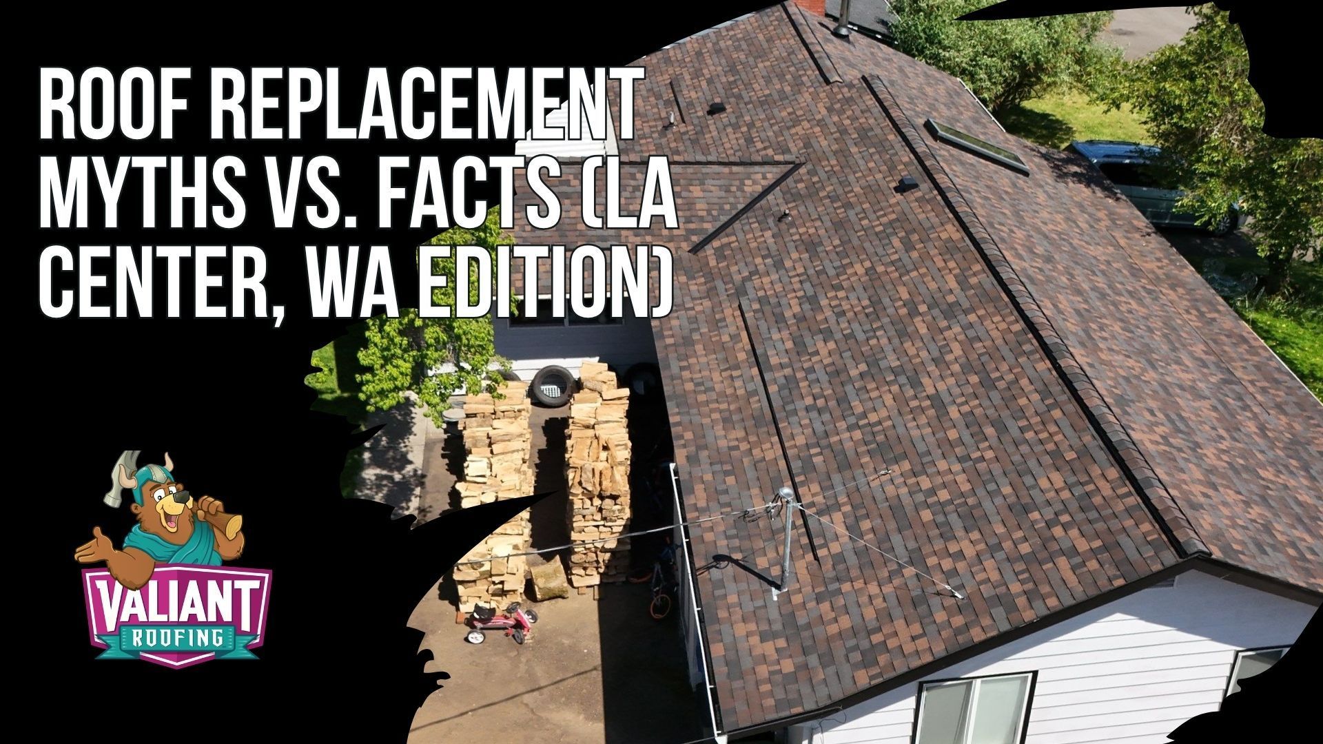 Roof Replacement Myths vs. Facts (La Center, WA Edition)
A myth versus fact rundown for La Center, WA homeowners weighing a roof replacement, pairing common misconceptions with what actually applies under Washington code and real Clark County job conditions. The layout sets overlay versus tear off side by side under the two layer state limit, lines up scope gaps in lowball quotes against the ice and water shield, pipe boots, and written decking allowance left out, and confirms permit requirements from the City of Vancouver and Clark County. Cost math compares metal at $14.50 to $23.50 per square foot against asphalt at $5.50 to $9.50, with standard La Center installs wrapping in one to two days rather than a full week.
Address: 108 SE 124th Ave Suite 8, Vancouver, WA 98684
https://www.valiantroofing.com/locations/vancouver-wa