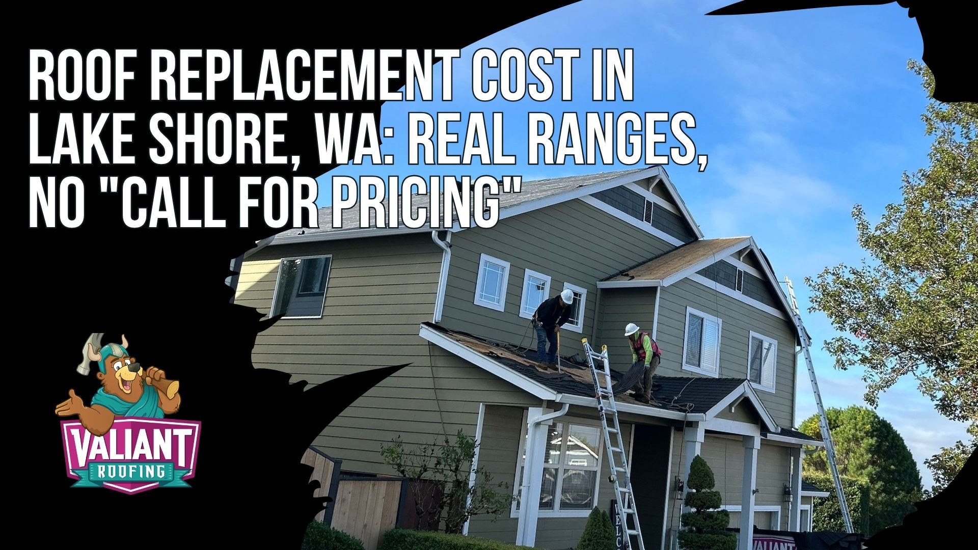 Roof Replacement Cost in Lake Shore, WA: Real Ranges, No