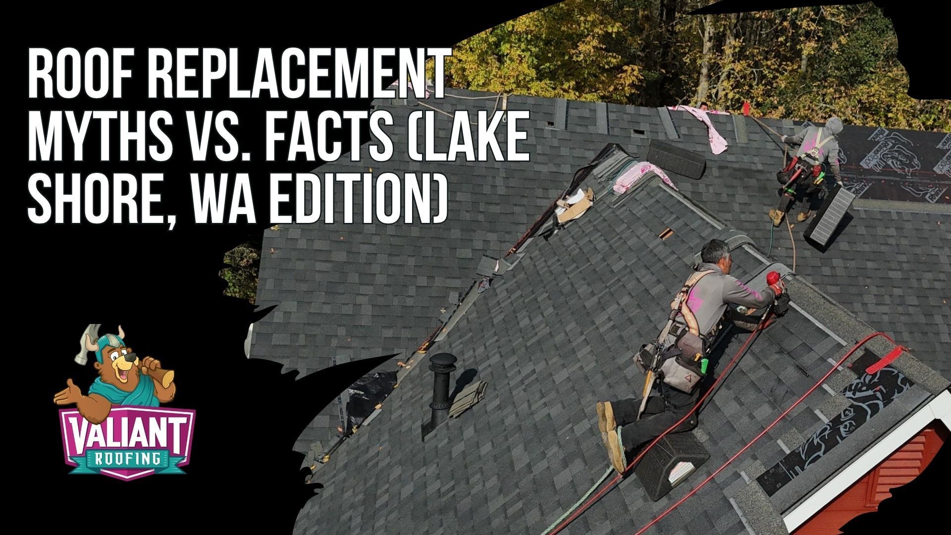 Roof Replacement Myths vs. Facts (Lake Shore, WA Edition)
A myth and fact comparison built for Lake Shore, WA homeowners weighing a roof replacement, lining up familiar misconceptions against what actually plays out under Washington code and Clark County job conditions. The layout sets overlay against tear off under the two layer state limit, contrasts cheap bids missing ice and water shield, pipe boots, and a written decking allowance with full scope quotes, and confirms permit requirements from the City of Vancouver and Clark County. Cost math pairs metal at $14.50 to $23.50 per square foot with asphalt at $5.50 to $9.50, while standard Lake Shore installs finish in one to two days rather than a full week.
Address: 108 SE 124th Ave Suite 8, Vancouver, WA 98684
https://www.valiantroofing.com/locations/vancouver-wa