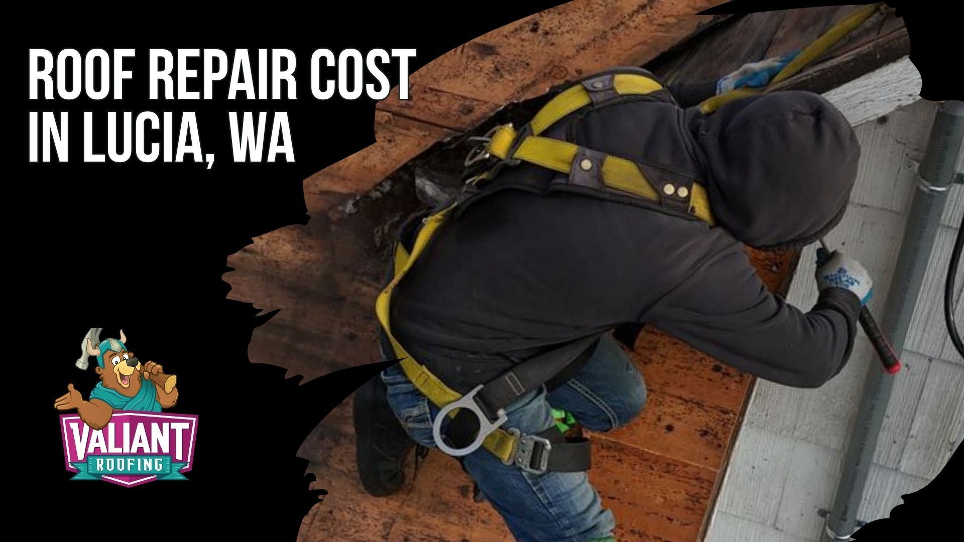 Valiant Roofing outlines published 2026 roof pricing for Lucia, WA using Vancouver service-area figures and nearby Battle Ground, Amboy, and Yacolt ranges. Published costs include $12,000 to $25,000+ for an average full roof, $4.35 to $11.00 per square foot for asphalt, $20,000 to $40,000+ for standing seam metal, $1,000 to $3,000+ for tear-off and disposal, and $85 to $125 per sheet for structural decking. Per-square pricing ranges from $550 to $950 for architectural asphalt, $850 to $1,250 for premium asphalt, and $1,450 to $2,350+ for standing seam metal. Address: 108 SE 124th Ave Suite 8, Vancouver, WA 98684. URL: [https://www.valiantroofing.com/locations/vancouver-wa](https://www.valiantroofing.com/locations/vancouver-wa)
