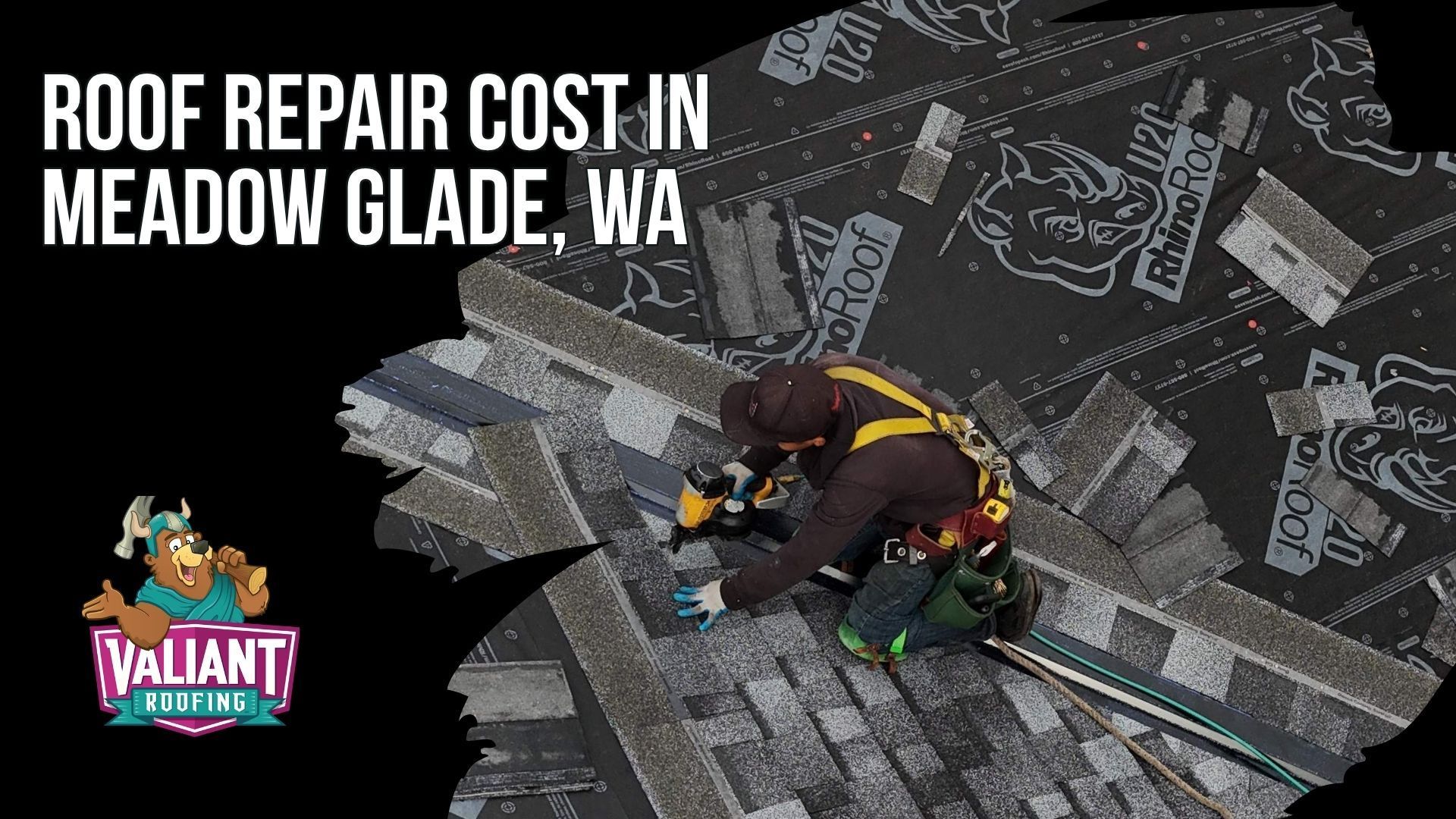 Roof Repair Cost in Meadow Glade, WA
Valiant Roofing provides published 2026 pricing for roof work in Meadow Glade, WA. Costs depend on scope, pitch, material, access, and decking condition. Published ranges include $12,000 to $25,000+ for an average full roof, $4.35 to $11.00 per square foot for asphalt, $20,000 to $40,000+ for metal, $1,000 to $3,000+ for tear-off, and $85 to $125 per sheet for decking. Nearby Battle Ground, Hockinson, and Ridgefield pricing adds local context. Repair or replacement depends on roof age, shingle condition, decking, leaks, and roof layers. Financing is available for qualified applicants. Address: 108 SE 124th Ave Suite 8, Vancouver, WA 98684. URL: [https://www.valiantroofing.com/locations/vancouver-wa](https://www.valiantroofing.com/locations/vancouver-wa)

