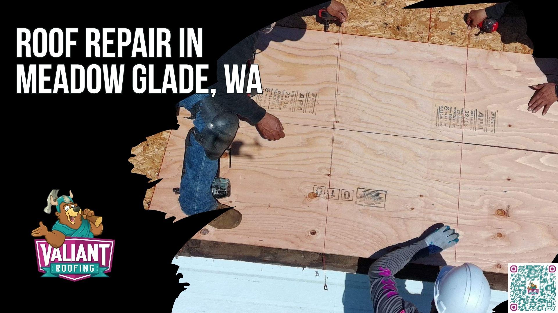 Roof Repair in Meadow Glade, WA
Valiant Roofing provides residential roof repair and same-day emergency roof repair throughout Meadow Glade, WA, a small unincorporated community north of Battle Ground near Columbia Adventist Academy and Meadow Glade Elementary School. The company is available 24 hours a day, seven days a week, with inspections within 48 hours or same-day for active leaks. Valiant holds WA license VALIARL813LM and Oregon CCB #227641, is BBB A+, Owens Corning Platinum Preferred, CertainTeed ShingleMaster, and backed by 230+ verified 5-star Google reviews. Call 360-740-7017 for clear estimates, project details, and repair updates. Address: 108 SE 124th Ave Suite 8, Vancouver, WA 98684. URL: [https://www.valiantroofing.com/locations/vancouver-wa](https://www.valiantroofing.com/locations/vancouver-wa)
