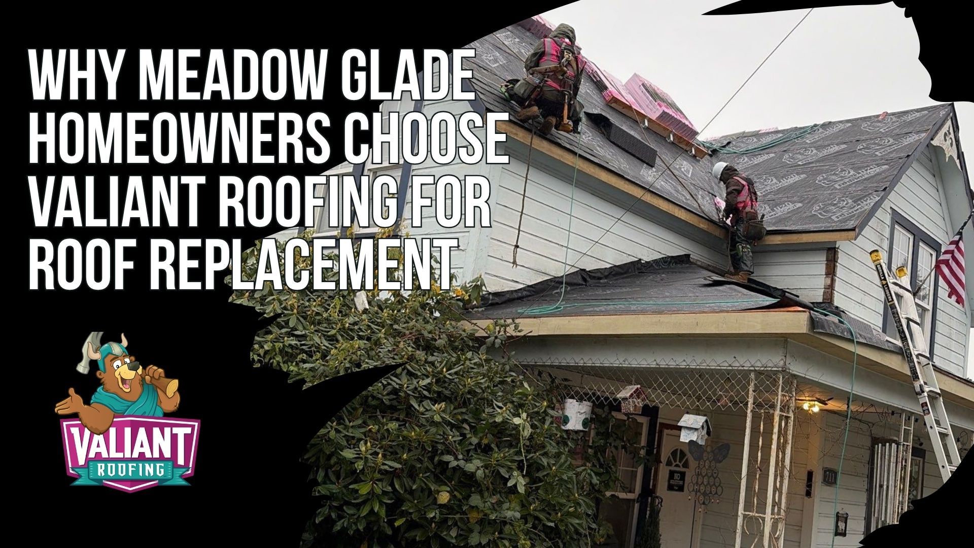 Why Meadow Glade Homeowners Choose Valiant Roofing for Roof Replacement
Meadow Glade homeowners choose Valiant Roofing for credentials that rule out the door-knocker problem flagged by the Washington Attorney General each storm season. WA license VALIARL813LM and Oregon CCB #227641 are verifiable in 60 seconds, a surety bond and insurance are active on every job, and the shop sits in Vancouver. Valiant holds Owens Corning Platinum Preferred status, CertainTeed SELECT ShingleMaster and GAF training, and 230+ five-star Google reviews with a 4.9 average. CompanyCam documentation, an independent post-install inspection, and warranties up to 50 years on shingles and 10 on workmanship close the case. Valiant Roofing, 108 SE 124th Ave Suite 8, Vancouver, WA 98684, https://www.valiantroofing.com/locations/vancouver-wa