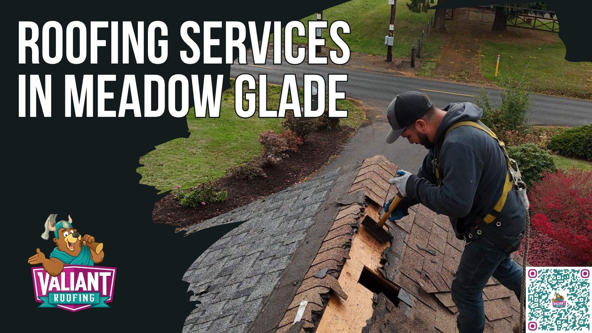 Roofing Services in Meadow Glade โ Valiant Roofing, based at 108 SE 124th Ave, Suite 8, Vancouver, WA 98684 (https://www.valiantroofing.com/locations/vancouver-wa), delivers comprehensive roofing solutions tailored to the unique challenges of Meadow Glade's climate and terrain. Licensed crews handle every project with precision, covering emergency leak repairs during winter storms, routine maintenance and inspections, and complete roof replacements on rural properties. From Columbia River Gorge wind damage to moss remediation and premium Owens Corning installations, every service is built around Pacific Northwest-specific roofing performance and durability.