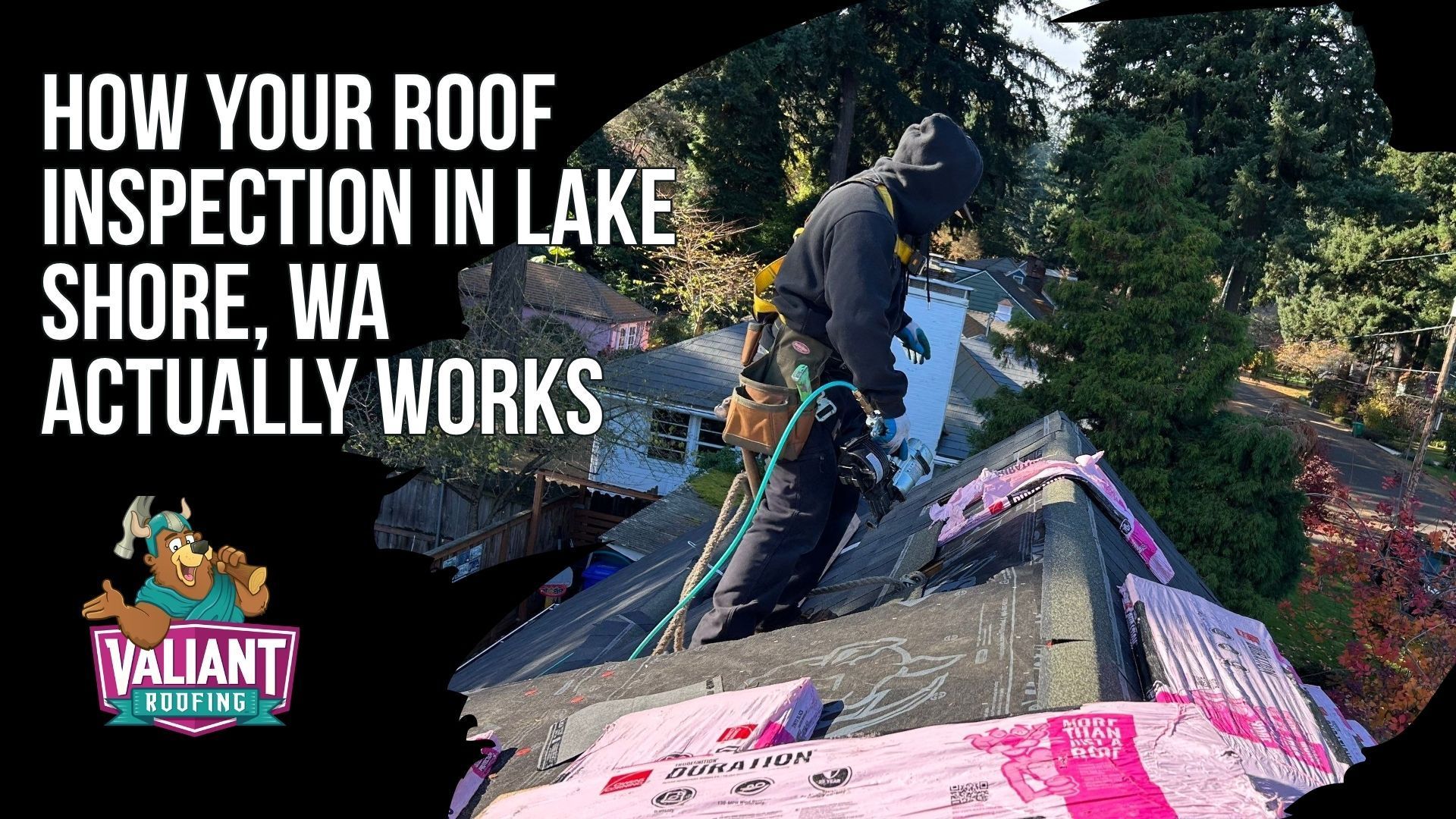 How Your Roof Inspection in Lake Shore, WA Actually Works
A Lake Shore, WA roof inspection walked through in seven plain steps, built around the homeowner rather than a sales pitch. Booking at 360-740-7017 confirms address, roof material and age with a two hour arrival window by text. The office reviews aerial imagery beforehand, then the inspector covers a ten minute perimeter walk, an attic check for staining, daylight and moisture, and a harnessed surface walk under Washington L&I fall protection rules with every penetration photographed and flashing lift-tested. A general home inspector spends 10 to 20 minutes on a roof. This runs 45 to 90 minutes. 108 SE 124th Ave Suite 8, Vancouver, WA 98684. https://www.valiantroofing.com/locations/vancouver-wa