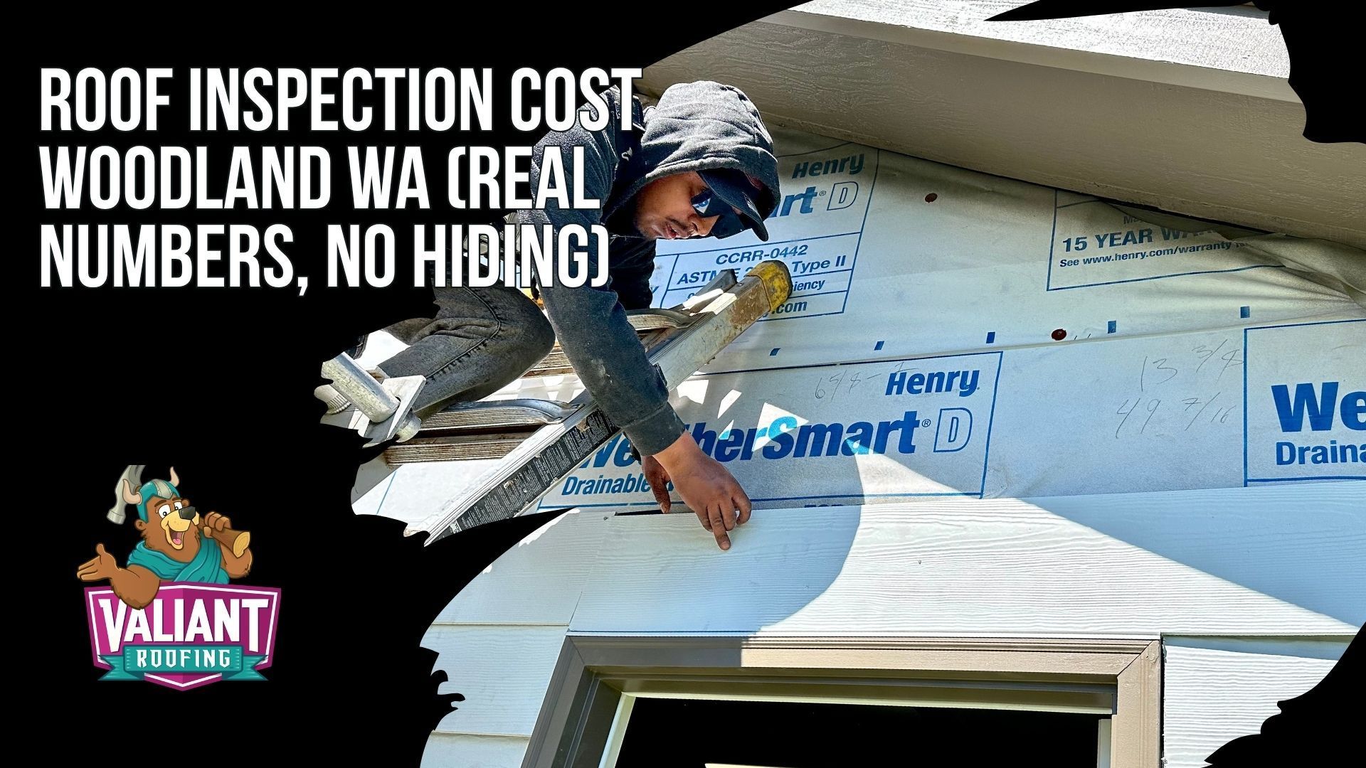 Roof Inspection Cost Woodland WA (Real Numbers, No Hiding)
Valiant Roofing outlines 2026 roof inspection pricing in Woodland, WA. Standard residential inspections, storm damage inspections with insurance support, and second opinions are free and include written photo documentation. Pre-purchase certifications and real estate inspections cost $300 to $500, infrared moisture scans cost $400 to $600, and roof age verification letters cost $150 to $250. Paid inspection pricing depends on roof size, pitch, valleys, dormers, penetrations, and certification requirements. Reports and inspection photos remain with the homeowner. Address: 108 SE 124th Ave Suite 8, Vancouver, WA 98684. URL: https://www.valiantroofing.com/locations/vancouver-wa