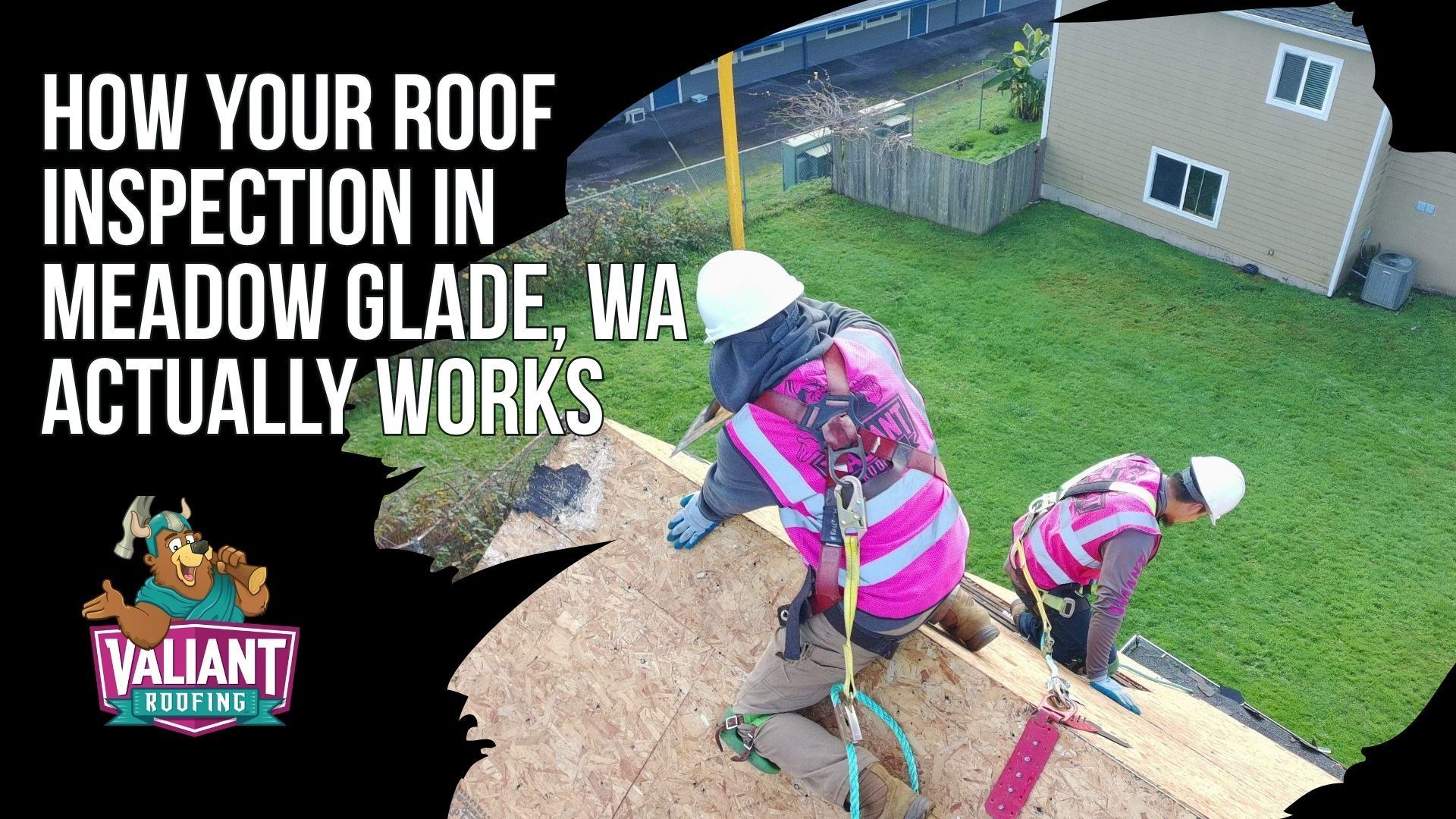 How Your Roof Inspection in Meadow Glade, WA Actually Works
A Meadow Glade, WA roof inspection walked through in five plain steps, built around the homeowner rather than a sales pitch. It covers an exterior walk of every accessible slope with moss and lichen mapped by slope and 4K drone capture for unsafe access areas, a flashing and penetration check photographing every chimney, skylight curb, vent boot and flue, then valley metal, gutters and downspout discharge. The attic follows for rafter condition, decking daylight, moisture staining and ventilation math. A PDF report with a prioritized action list arrives in 24 to 48 hours. 108 SE 124th Ave Suite 8, Vancouver, WA 98684. https://www.valiantroofing.com/locations/vancouver-wa