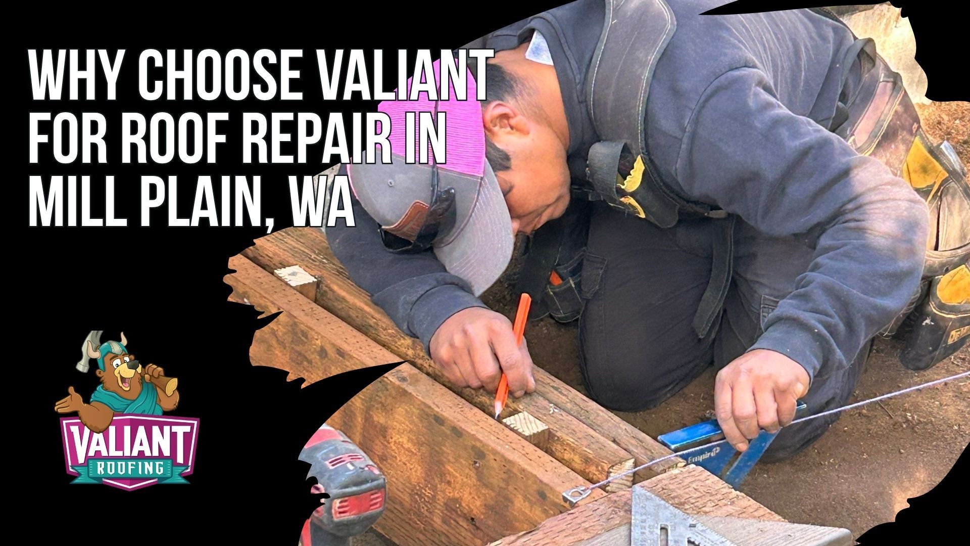 Why Choose Valiant for Roof Repair in Mill Plain, WA
Valiant Roofing highlights the credentials, local presence, and repair standards homeowners can verify before hiring a roofer in Mill Plain, WA. The section covers WA Contractor License VALIARL813LM, Oregon CCB #227641, Owens Corning Platinum Preferred status, CertainTeed ShingleMaster certification, BBB A+ accreditation, 230+ verified 5-star Google reviews, 24/7 dispatch, CompanyCam documentation, separate post-repair inspections, financing, and the named Valiant team. It also explains how to compare roofing contractors using reputation, services, licensing, insurance, written estimates, warranties, permits, and inspection practices. Address: 108 SE 124th Ave Suite 8, Vancouver, WA 98684. URL: [https://www.valiantroofing.com/locations/vancouver-wa](https://www.valiantroofing.com/locations/vancouver-wa)
