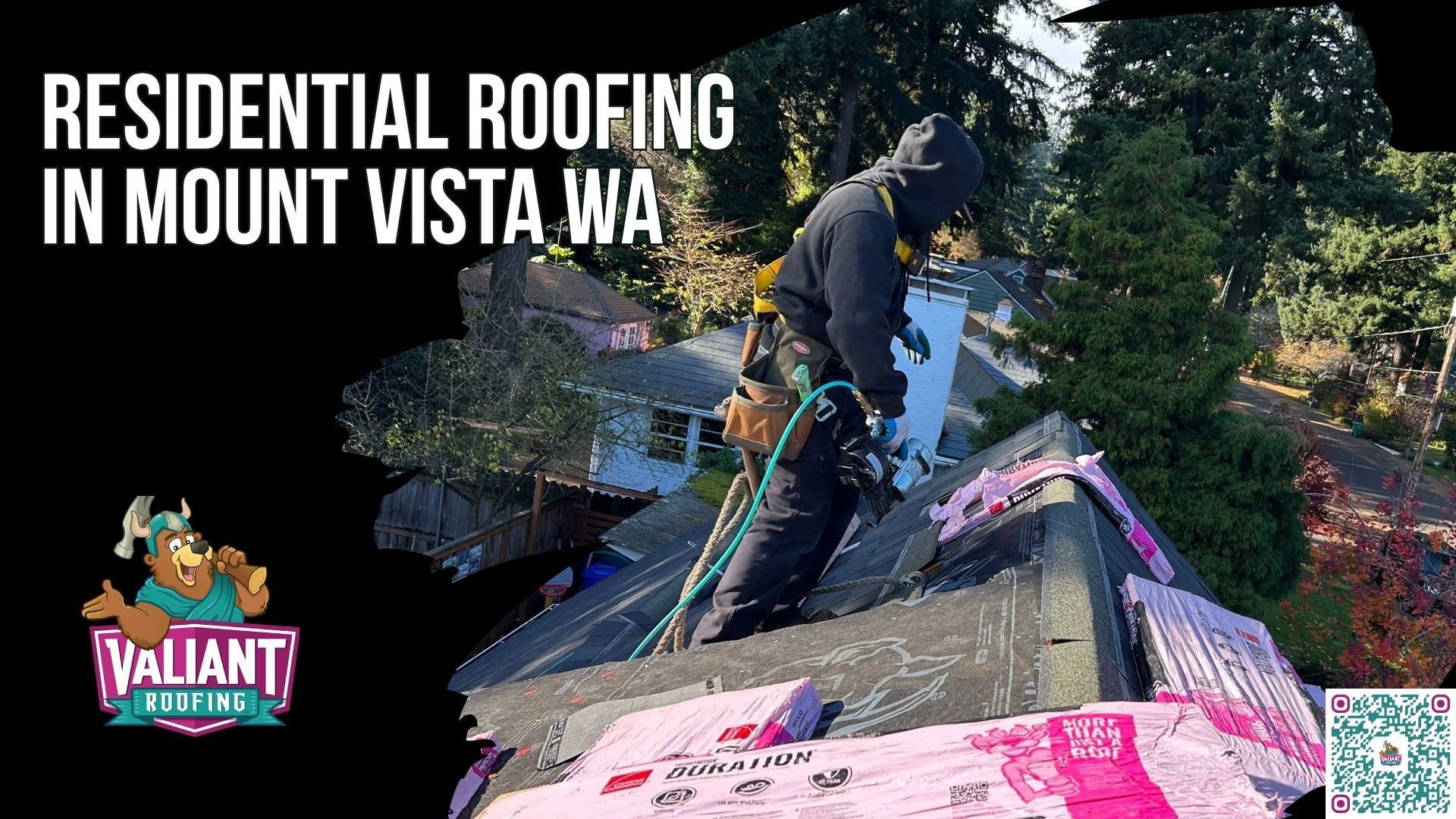 Valiant Roofing provides complete residential roofing in Mount Vista, WA, including inspections, repairs, full replacements, re-roofing, roof cleaning, skylight repair, preventative maintenance, and emergency services. The team also assists with storm-damage insurance claims using photo documentation to support approvals. Mount Vista homes face heavy rainfall, moss-prone shade, wet winters, and seasonal debris that can damage shingles, flashing, and attic systems. Valiant offers free estimates, no-pressure guidance, certified materials, skilled crews, BBB A+ Accreditation, Owens Corning Platinum Preferred certification, and a 4.9-star rating across 230+ Google reviews. Address: 108 SE 124th Ave Suite 8, Vancouver, WA 98684. URL: https://www.valiantroofing.com/locations/vancouver-wa