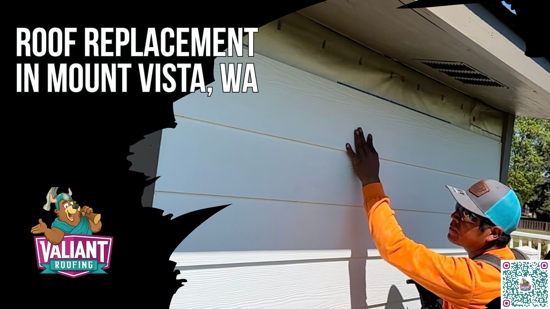 Roof Replacement in Mount Vista, WA
Roof replacement in Mount Vista, WA is the full tear-off and re-install of your roof system, covering shingles, underlayment, flashings, vents, and any rotted decking, by a licensed Washington contractor. Curling shingles along NE 134th Street, gutters full of granules off the 98686 hillsides, and moss on the north slope of a 1990s two-story are all signs the roof is done. Within 48 hours Valiant Roofing walks the roof, photographs every penetration, emails the photo file before leaving, delivers a written estimate, and pulls the permit through the Clark County Permit Center. Call 360-740-7017 for a free inspection. Valiant Roofing, 108 SE 124th Ave Suite 8, Vancouver, WA 98684, https://www.valiantroofing.com/locations/vancouver-wa