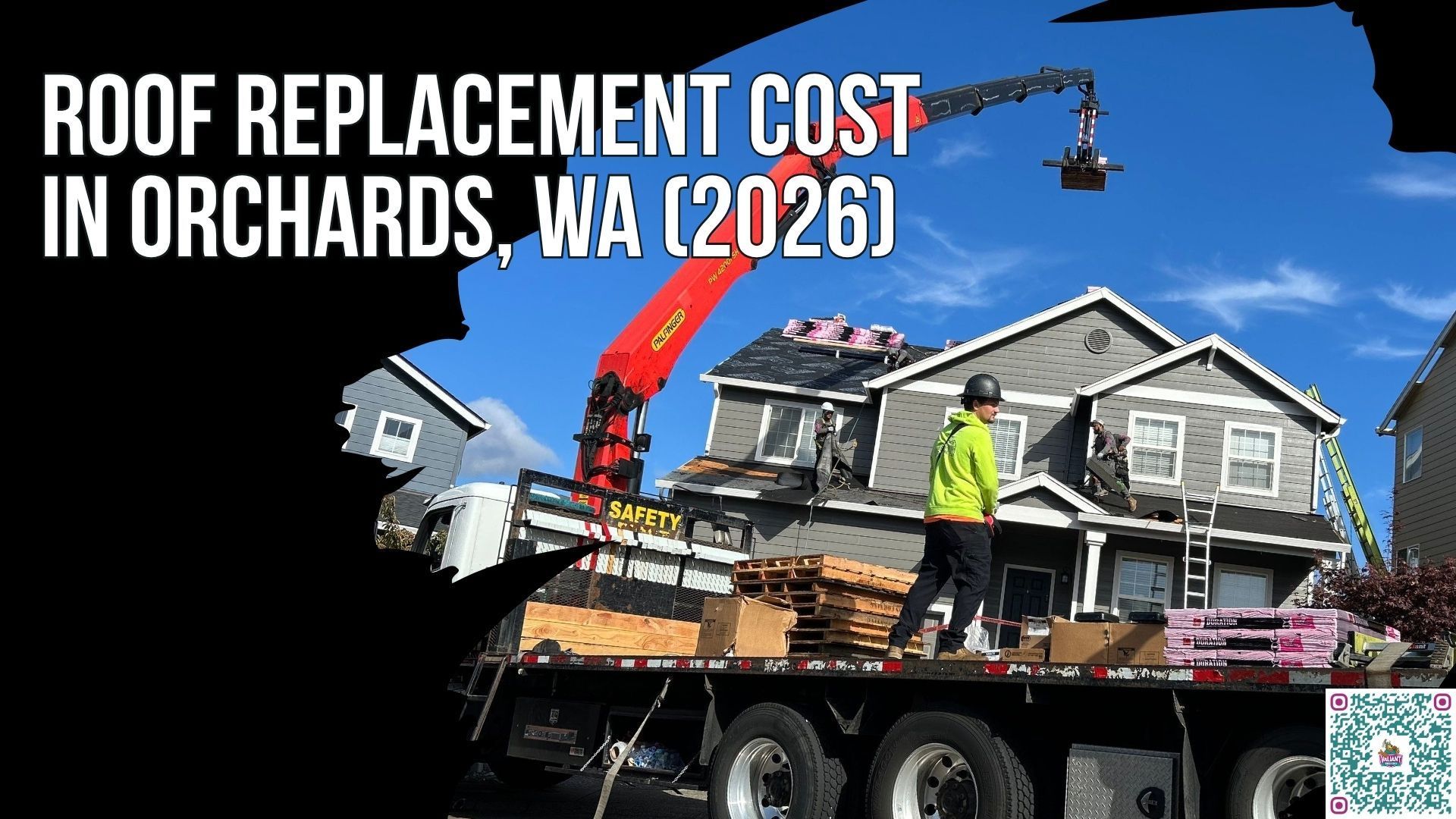 Roof Replacement Cost in Orchards, WA (2026)
Roof replacement cost in Orchards, WA in 2026 ranges from $12,000 to $25,000 or more for most homes, with steep or complex roofs pushing past $35,000. The average Orchards roof replacement depends on roof size, material choice, number of existing shingle layers, pitch, and decking condition. This Valiant Roofing guide delivers confirmed 2026 price ranges by material and roof size, per-square-foot cost breakdowns, Clark County permit rules, and a practical quote comparison system that helps Orchards homeowners tell the difference between a thorough bid and a vague one. Getting an accurate estimate from professional roofers means working with a reputable contractor who assesses specific Orchards property needs before quoting.
108 SE 124th Ave Suite 8, Vancouver, WA 98684
https://www.valiantroofing.com/locations/vancouver-wa
