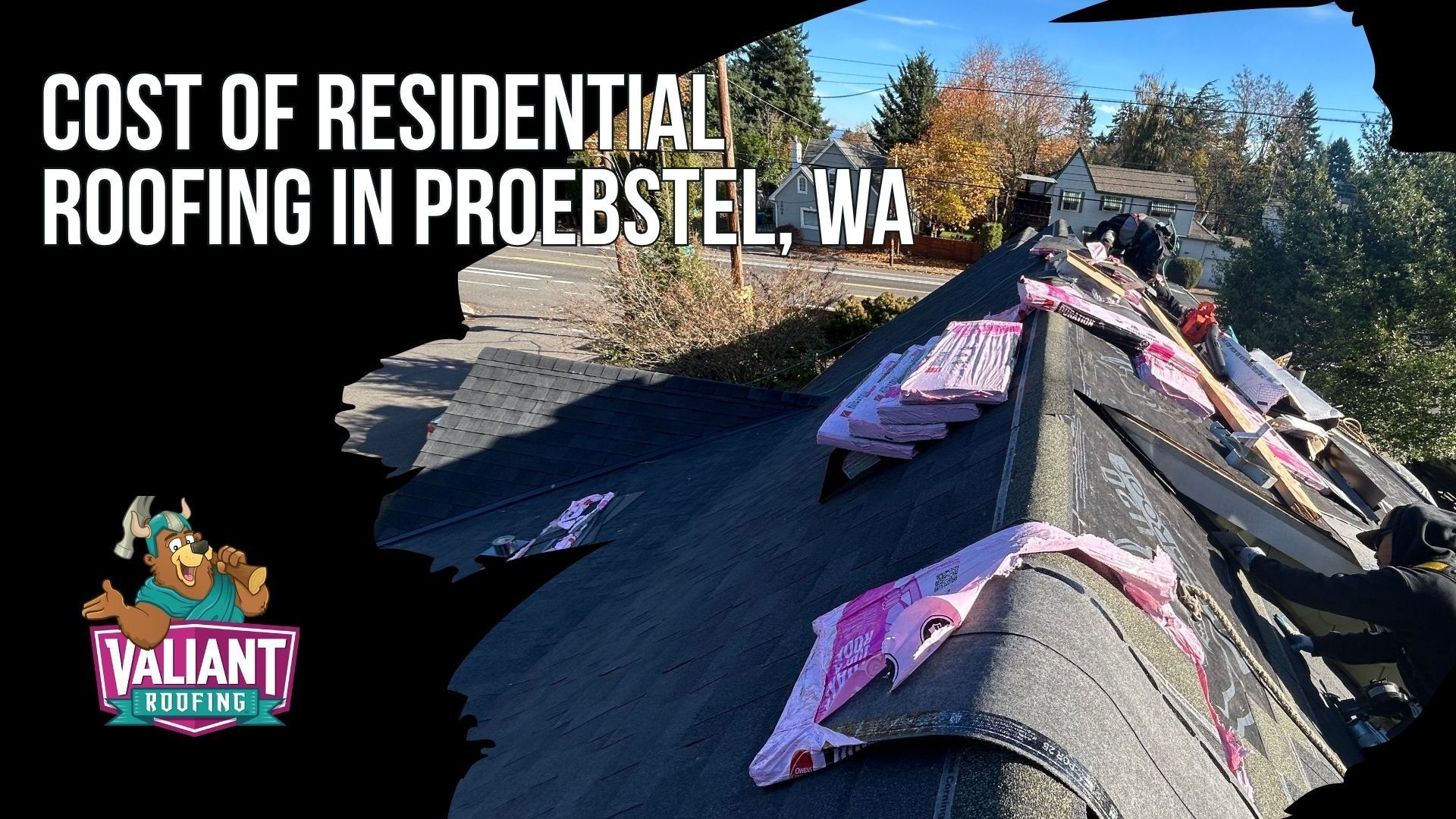 Cost of Residential Roofing in Proebstel, WA
Valiant Roofing provides transparent residential roofing pricing in Proebstel, WA so homeowners can understand costs before work begins. Roof repairs typically range from $300 to $2,500, while standard residential roof replacement ranges from $8,000 to $25,000+ depending on roof size, pitch, access, materials, decking condition, and permit needs. Free Valiant roof inspections are $0, paid third-party inspections range from $321 to $460, real estate reports from $250 to $500, and insurance claim documentation from $350 to $600. Written, itemized estimates explain each cost, while flexible financing with competitive rates and low monthly payments is available. Work is also backed by a guarantee and written warranty coverage. Address: 108 SE 124th Ave Suite 8, Vancouver, WA 98684. URL: [https://www.valiantroofing.com/locations/vancouver-wa](https://www.valiantroofing.com/locations/vancouver-wa)
