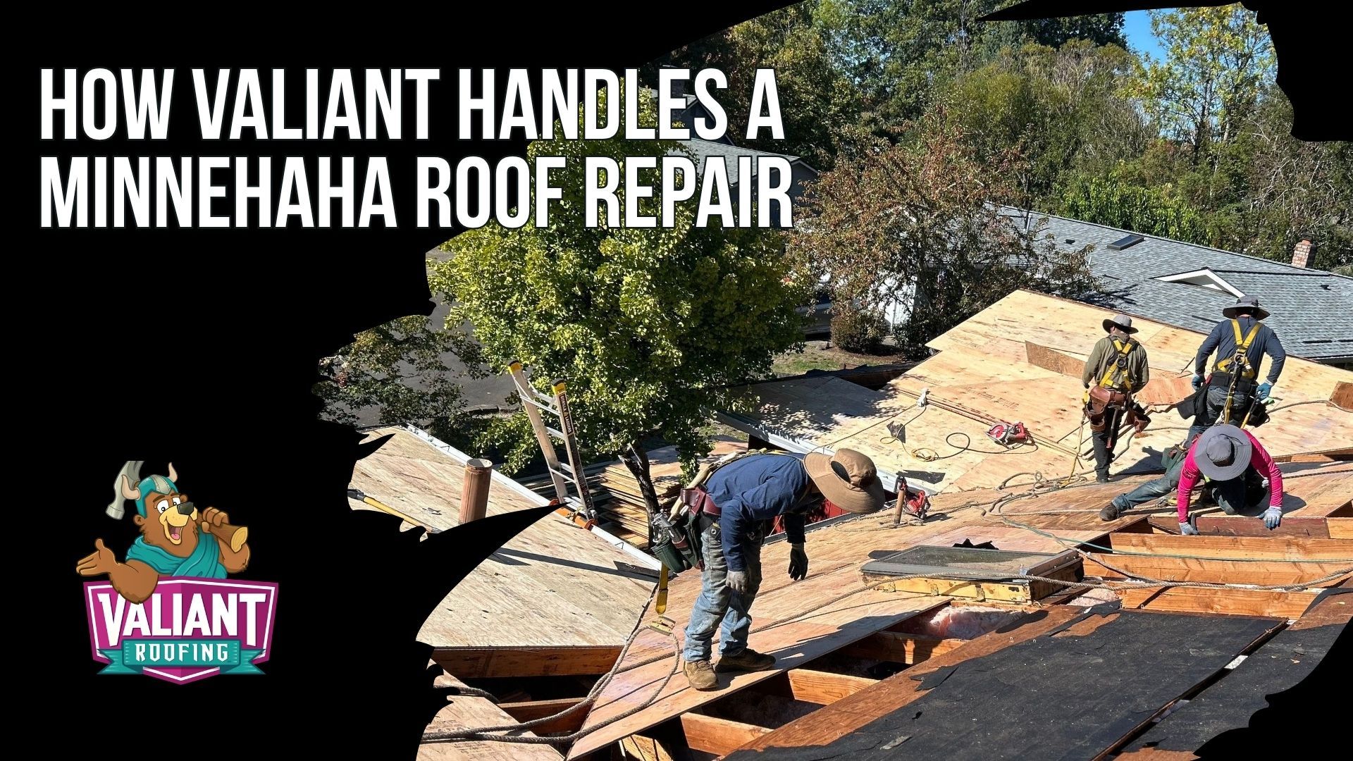  How Valiant Handles a Minnehaha Roof Repair
Valiant Roofing follows a clear six-step roof repair process in Minnehaha, WA, beginning with a call or online booking with Kendra or Jack. A free on-site inspection is completed within 48 hours for normal repairs or the same day for active leaks, with Darrien or Blake checking the roof, attic, ventilation, and documenting conditions through CompanyCam. Customers receive photos, a written scope, line-item pricing, and materials details before scheduling. Most repairs finish in one day, while decking work may take 1-2 days. Repairs use quality materials and include site supervision, magnet-sweep cleanup, warranty registration, a walkthrough, and a separate second inspection. Address: 108 SE 124th Ave Suite 8, Vancouver, WA 98684. URL: [https://www.valiantroofing.com/locations/vancouver-wa](https://www.valiantroofing.com/locations/vancouver-wa)
